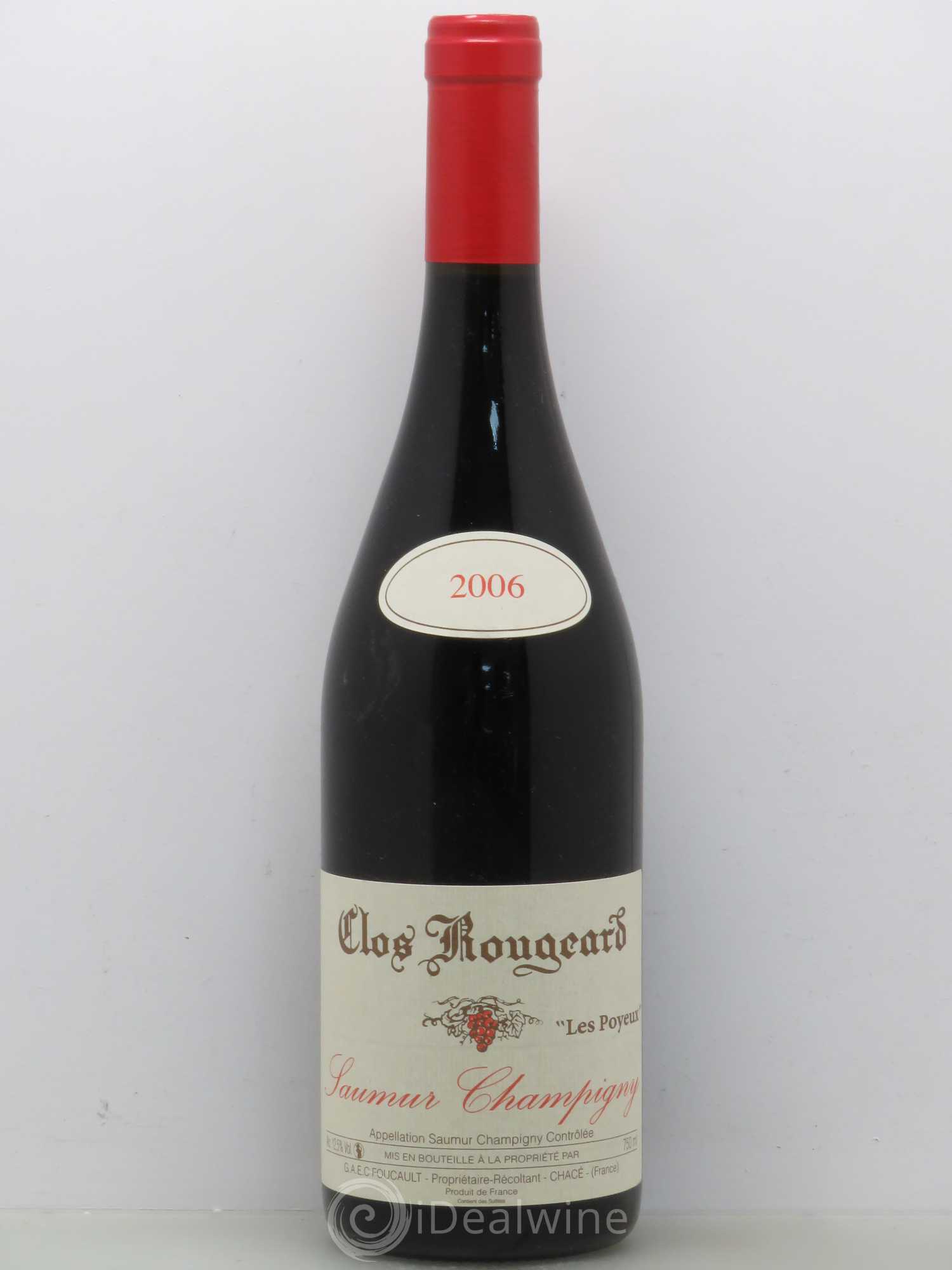 Saumur-Champigny Les Poyeux Clos Rougeard 2006 - Lot de 1 bouteille - 0
