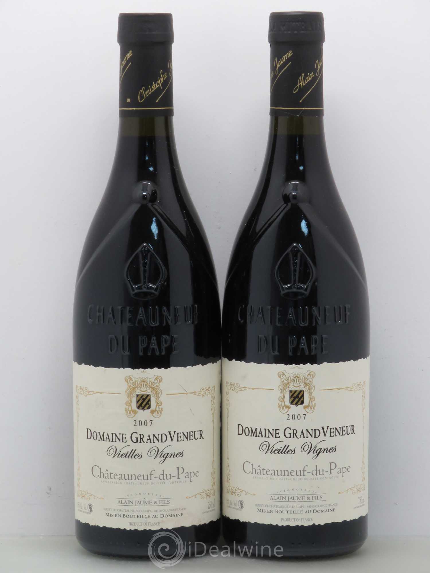 Châteauneuf-du-Pape Vieilles Vignes Grand Veneur (Domaine) 2007 - Lotto di 2 bottiglie - 0