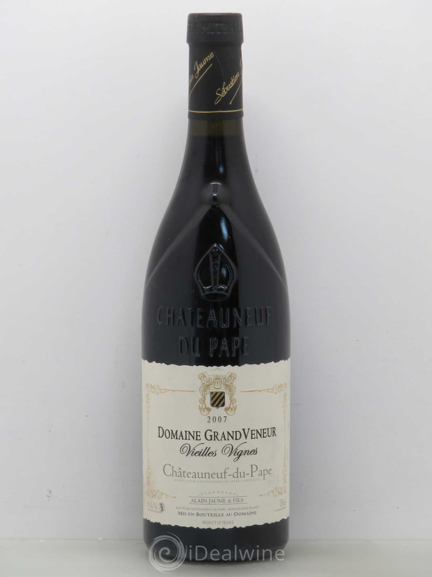 Châteauneuf-du-Pape Vieilles Vignes Grand Veneur (Domaine) 2007 - Lot de 1 bouteille - 0