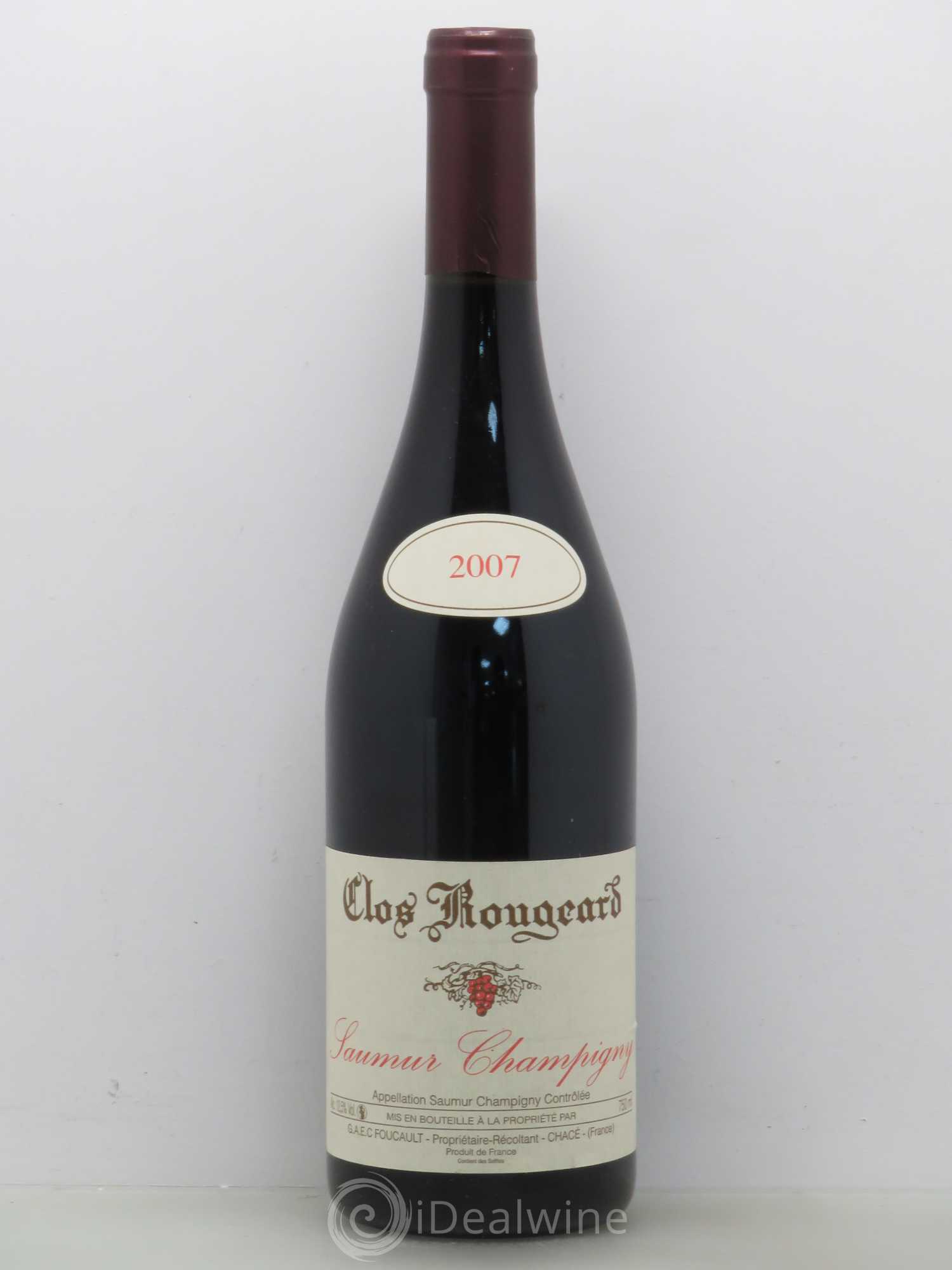 Saumur-Champigny Clos Rougeard 2007 - Lot de 1 bouteille - 0