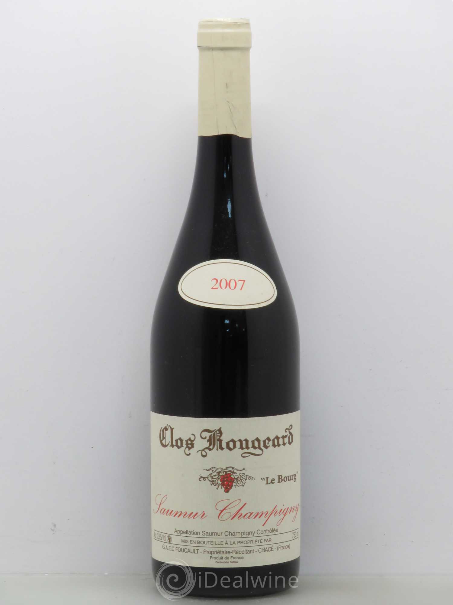 Saumur-Champigny Le Bourg Clos Rougeard 2007 - Lot de 1 bouteille - 0