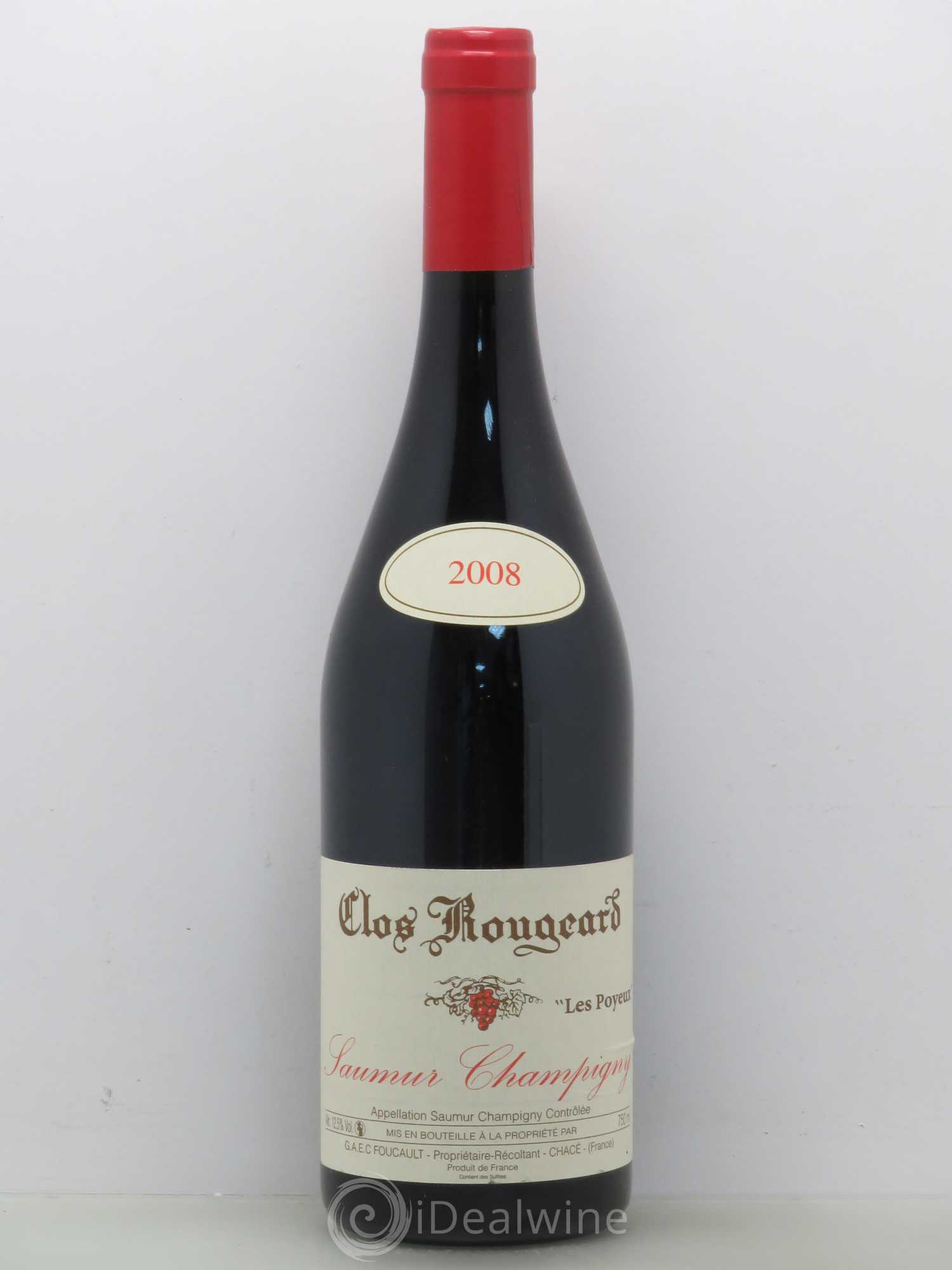 Saumur-Champigny Les Poyeux Clos Rougeard 2008 - Lot de 1 bouteille - 0