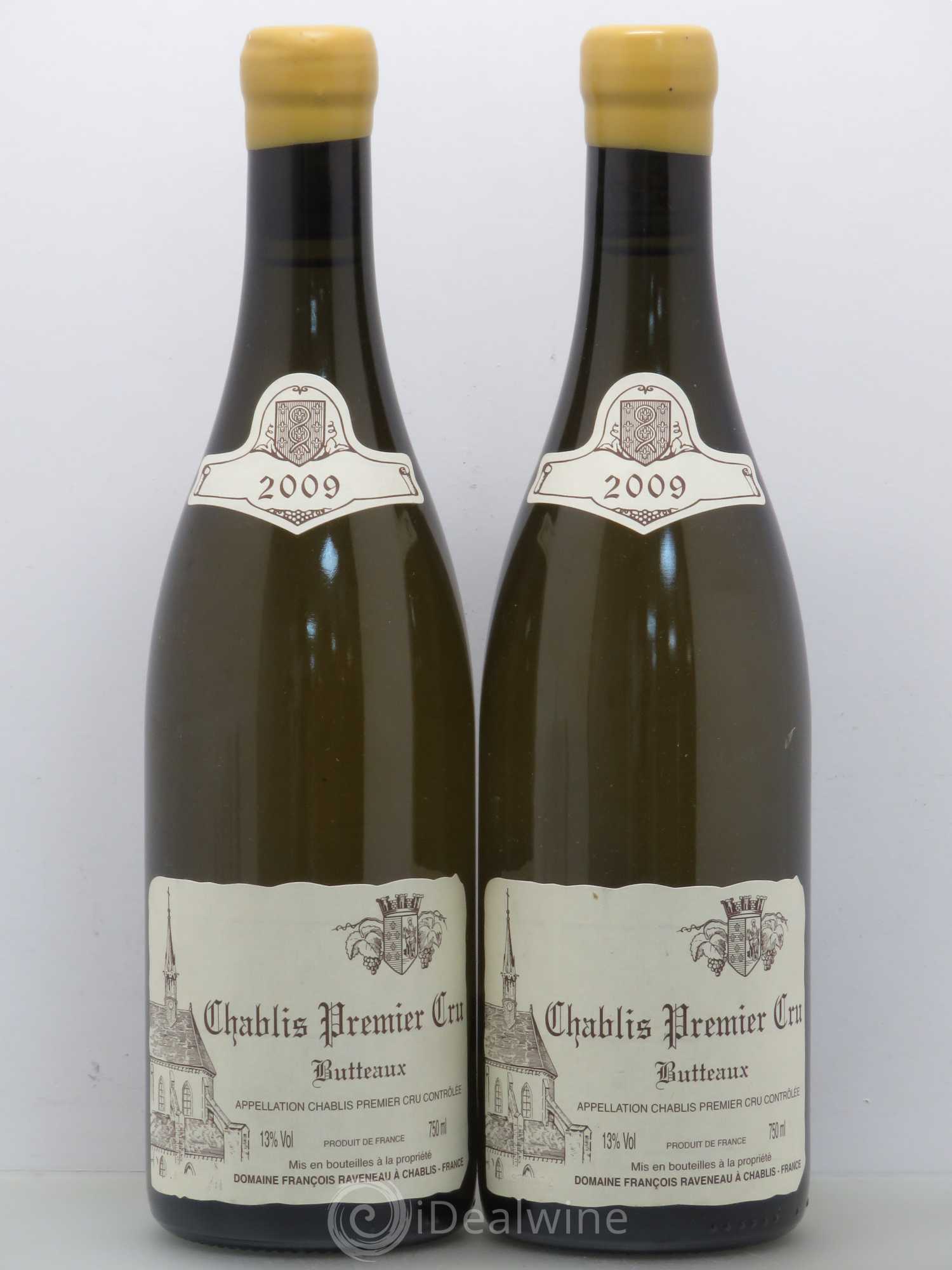 Chablis 1er Cru Butteaux Raveneau (Domaine) 2009 - Lot de 2 bouteilles - 0