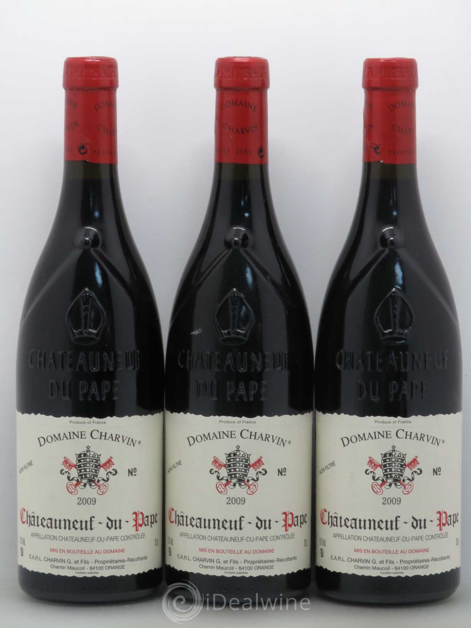 Châteauneuf-du-Pape Charvin (Domaine) 2009 - Lot de 3 bouteilles - 0