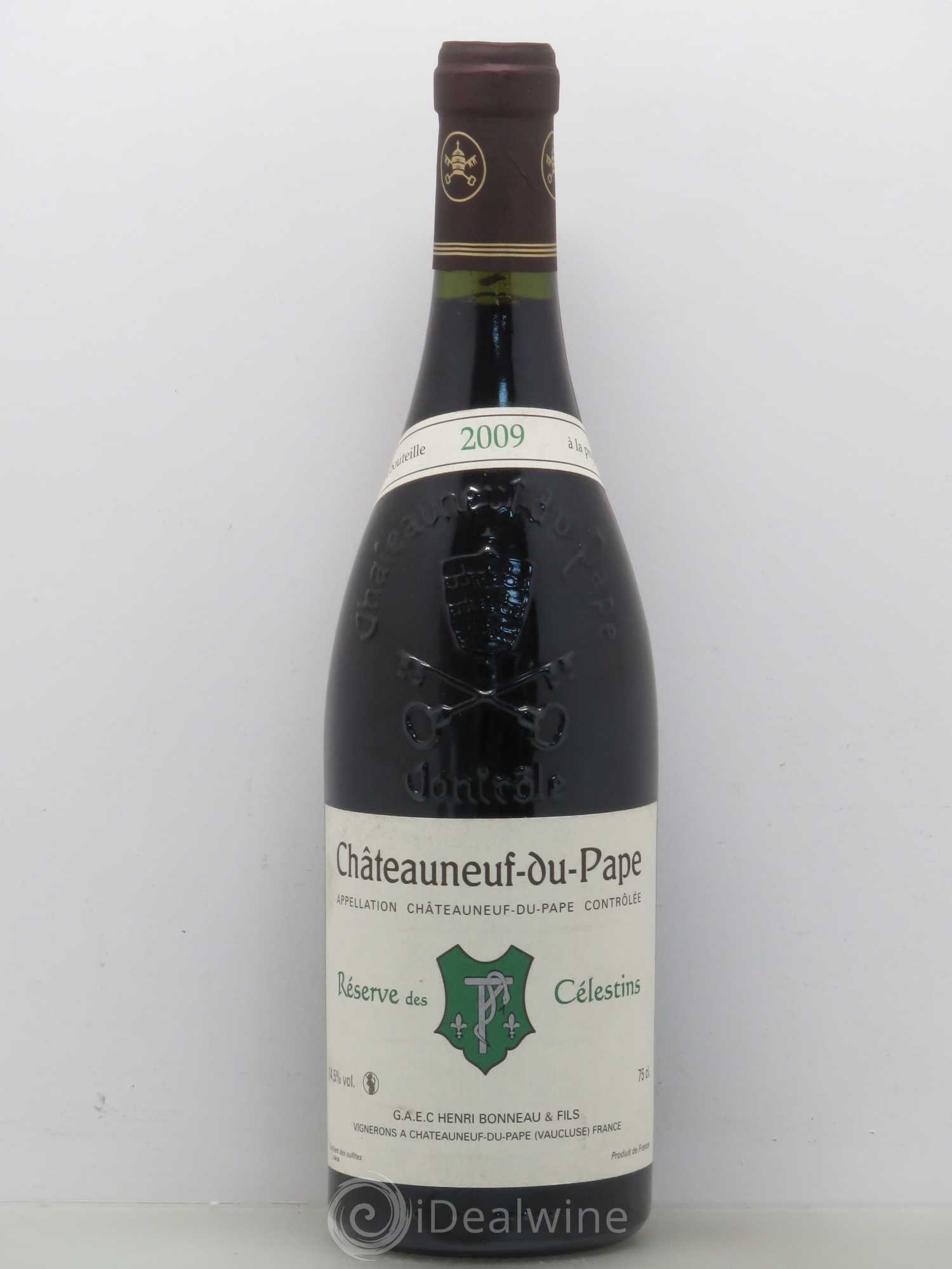 Châteauneuf-du-Pape Réserve des Célestins Henri Bonneau & Fils 2009 - Lot de 1 bouteille - 0