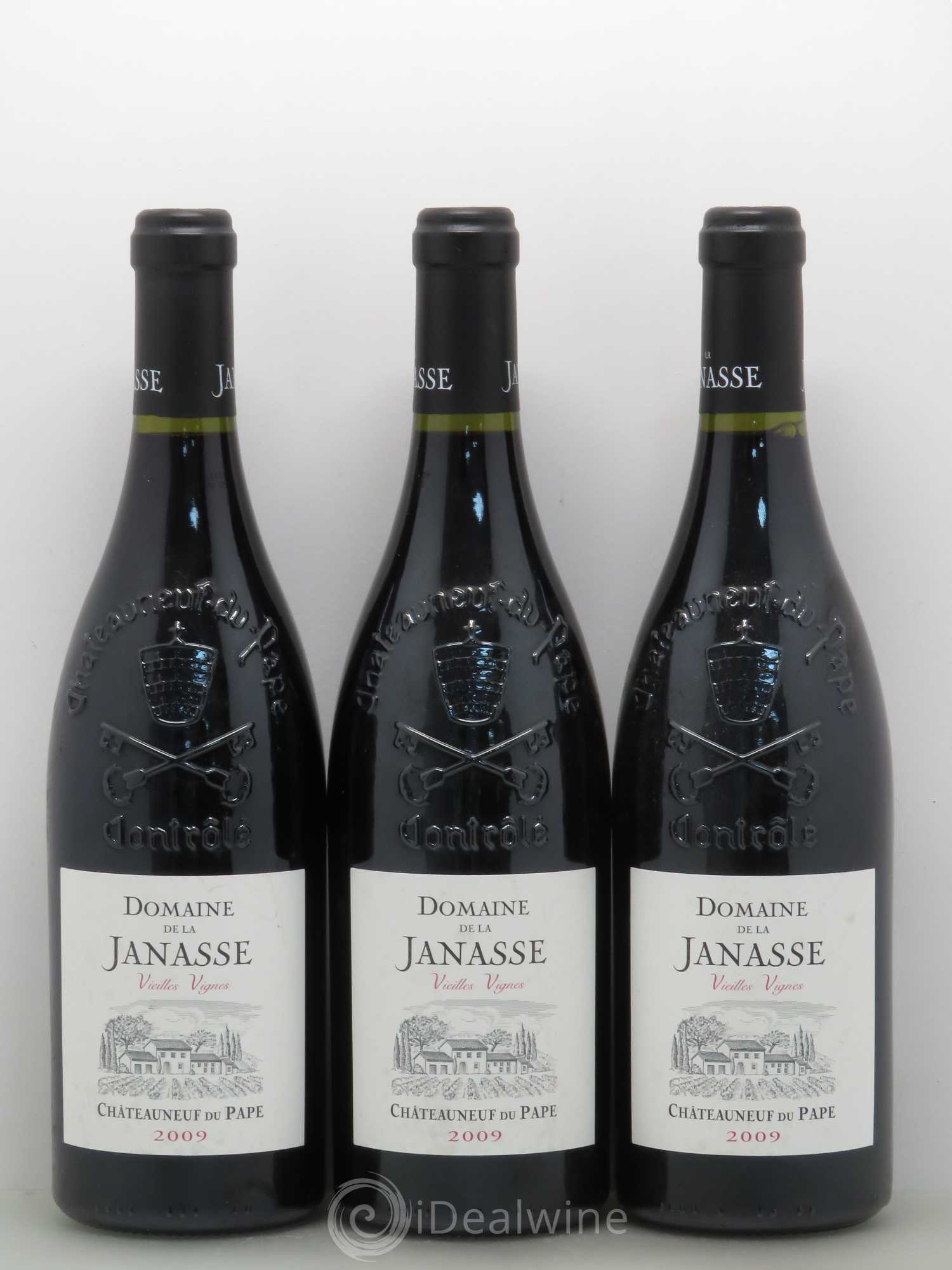 Châteauneuf-du-Pape Cuvée Vieilles Vignes La Janasse (Domaine de) 2009 - Lot de 3 bouteilles - 0