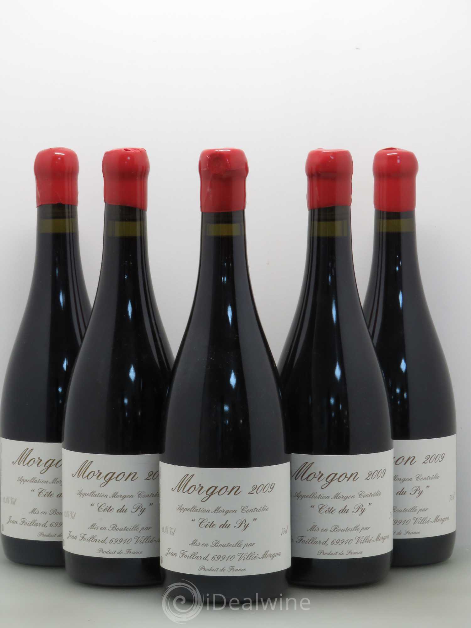 Morgon Côte du Py Jean Foillard 2009 - Lot de 5 bouteilles - 0