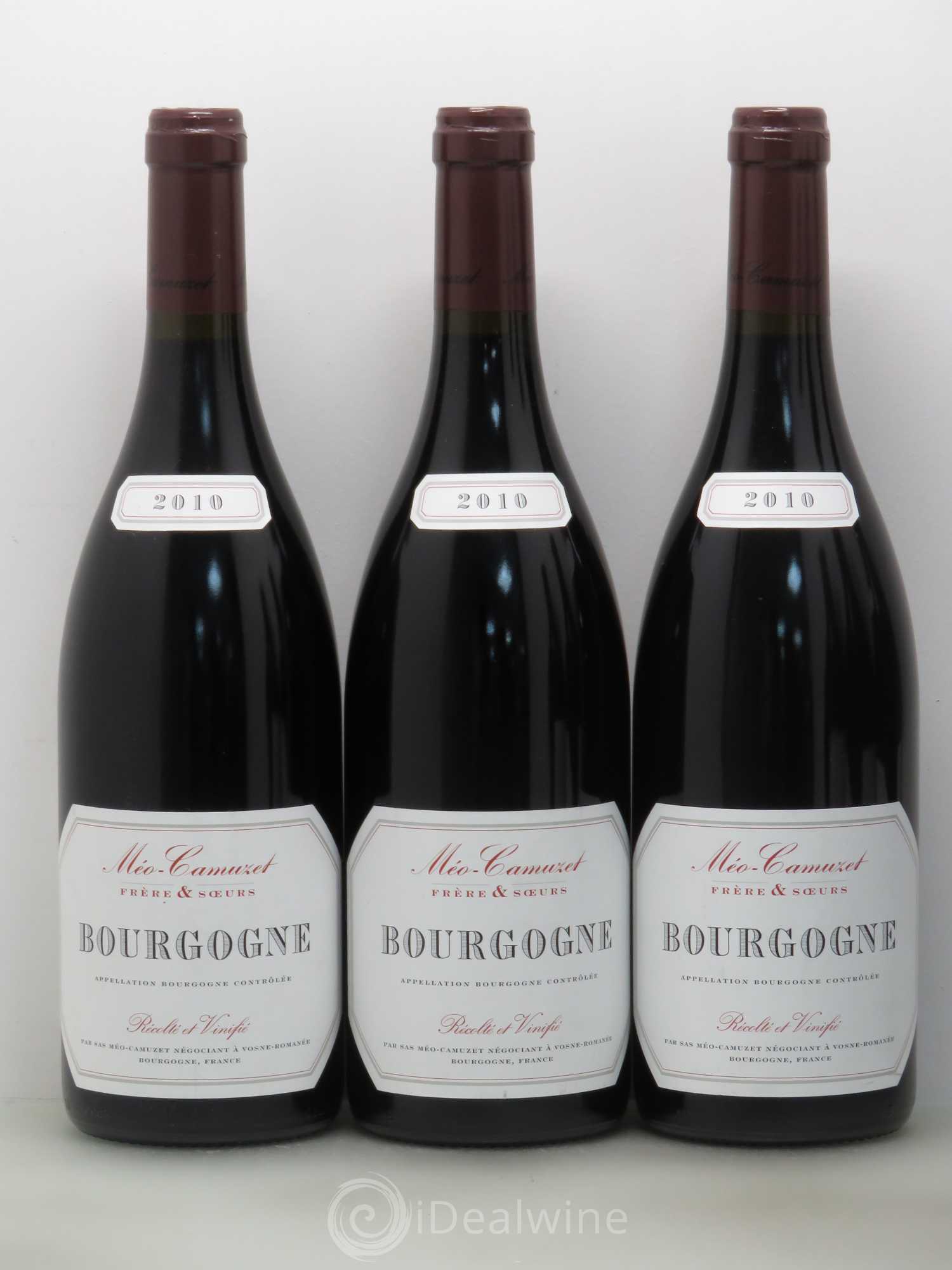 Bourgogne Méo-Camuzet (Frère & Soeurs) 2010 - Lot de 6 bouteilles - 1