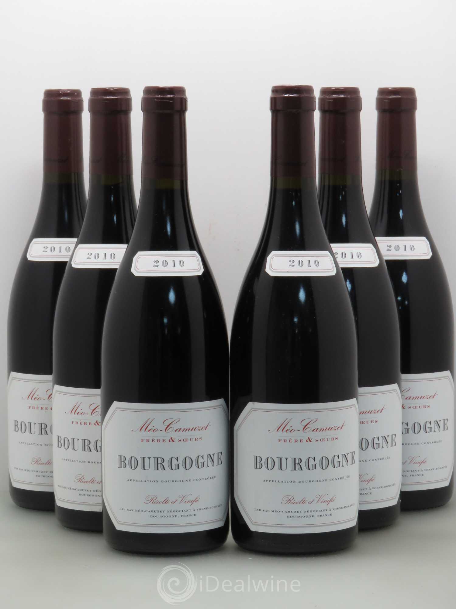 Bourgogne Méo-Camuzet (Frère & Soeurs) 2010 - Lot de 6 bouteilles - 0