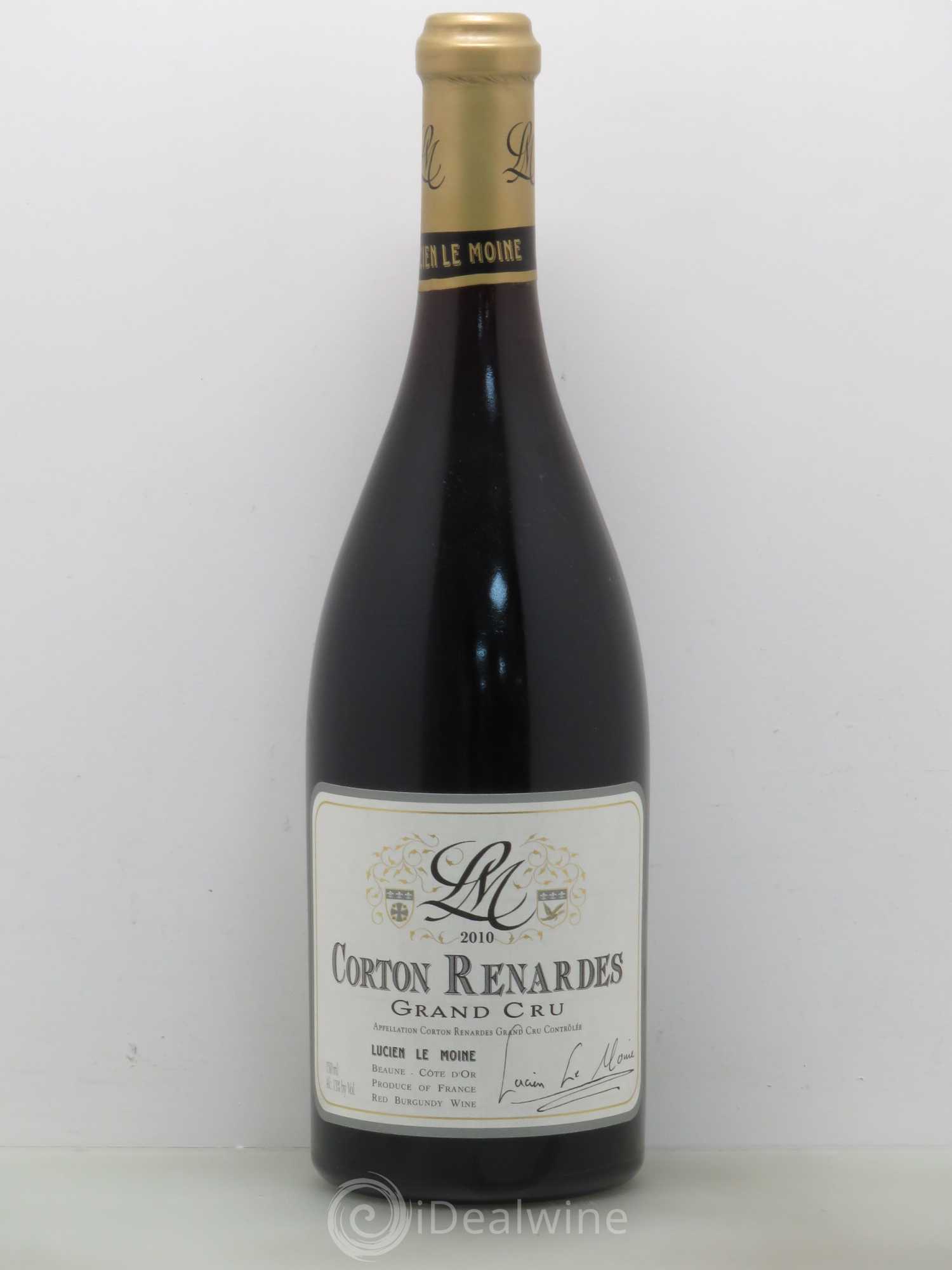 Corton Grand Cru Renardes Le Moine 2010 - Lot de 1 bouteille - 0