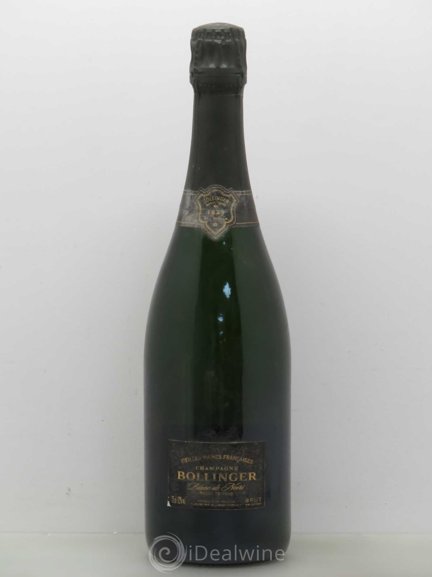 Brut Vieilles Vignes Françaises Bollinger 1999 - Lot de 1 bouteille - 0