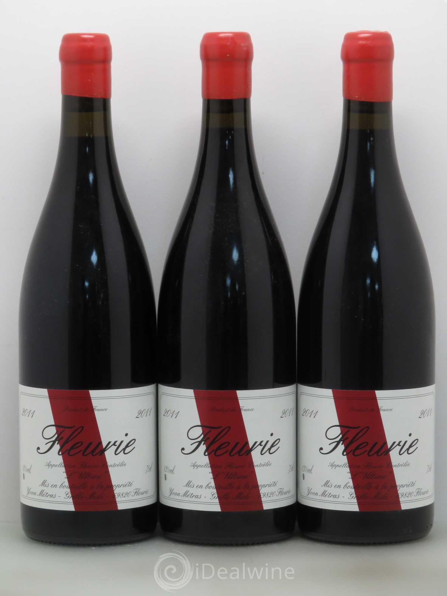 Fleurie l'Ultime Yvon Métras 2011 - Lot de 3 bouteilles - 0