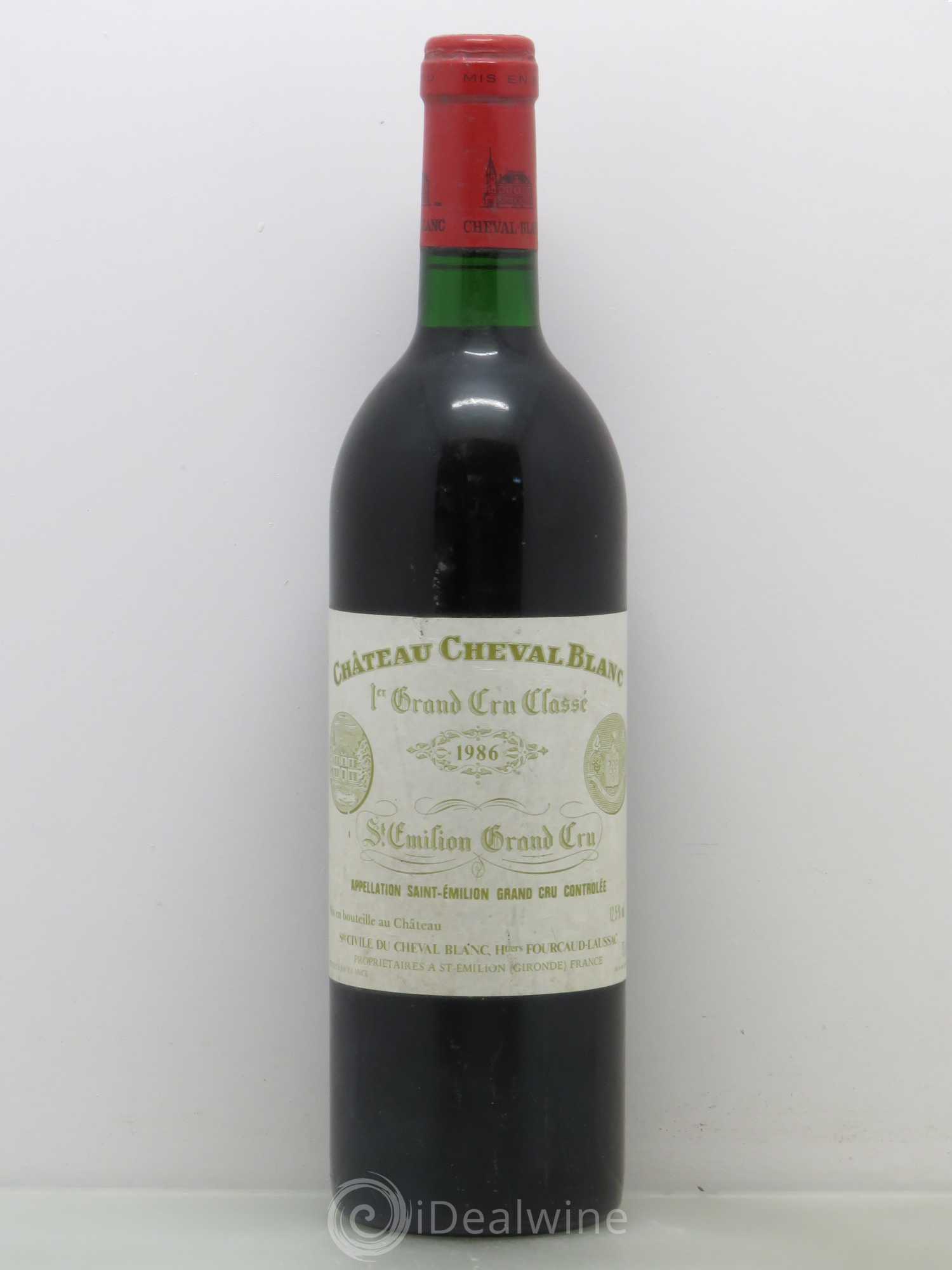 Château Cheval Blanc 1er Grand Cru Classé A 1986 - Lot de 1 bouteille - 0