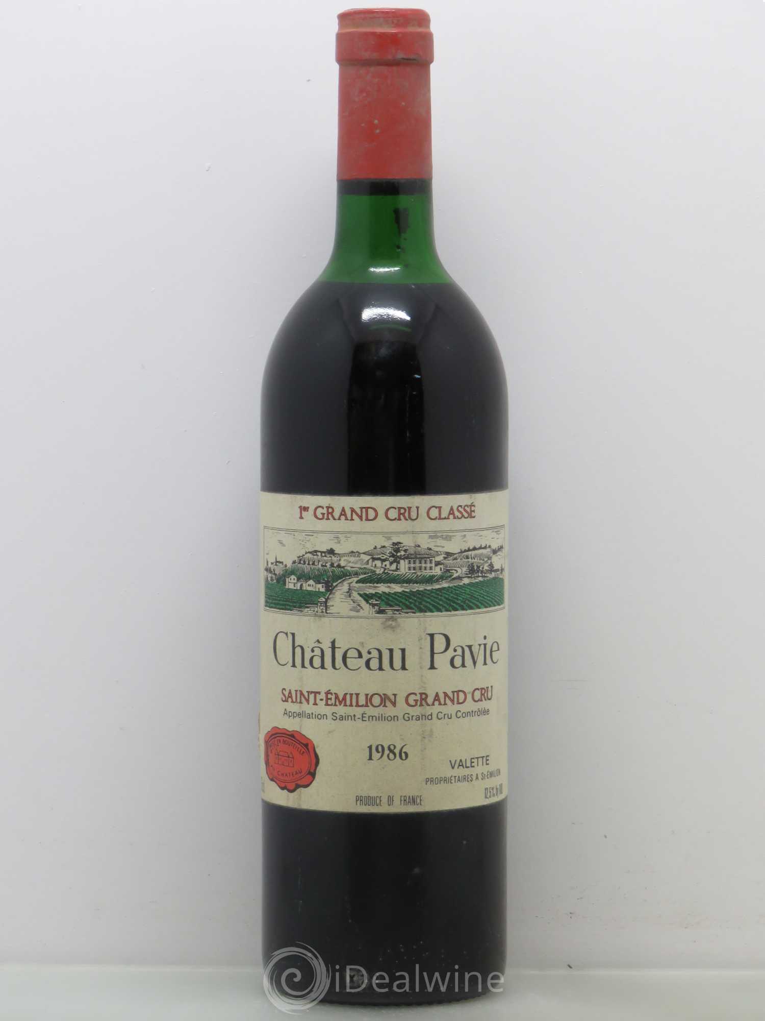Château Pavie 1er Grand Cru Classé A 1986 - Lot de 1 bouteille - 0