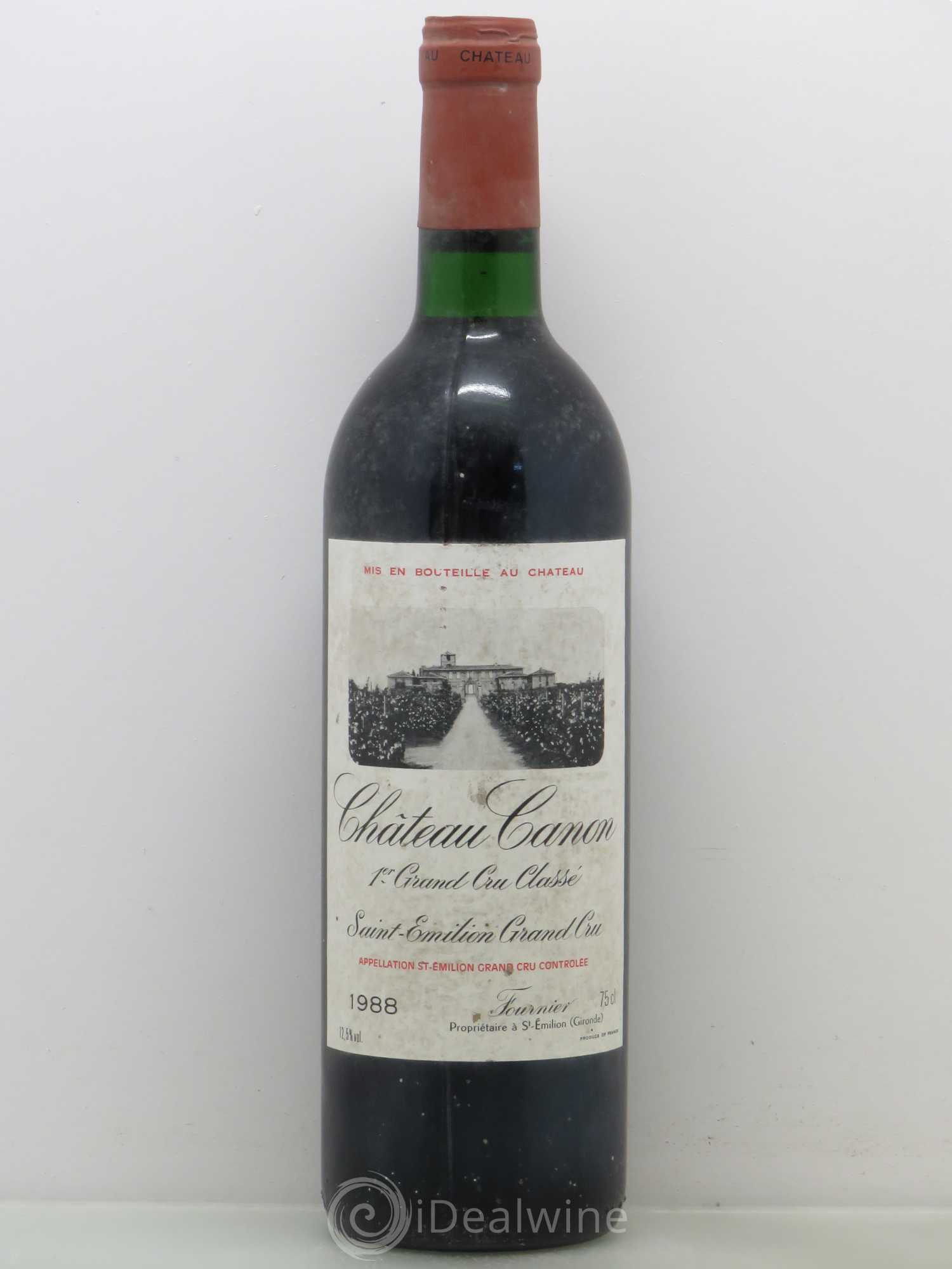 Château Canon 1er Grand Cru Classé B 1988 - Lot de 1 bouteille - 0