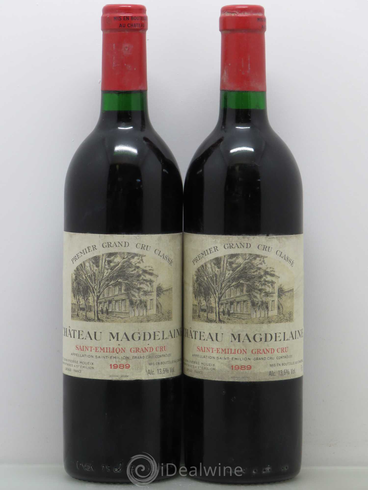 Château Magdelaine 1989 - Lot de 2 bouteilles - 0