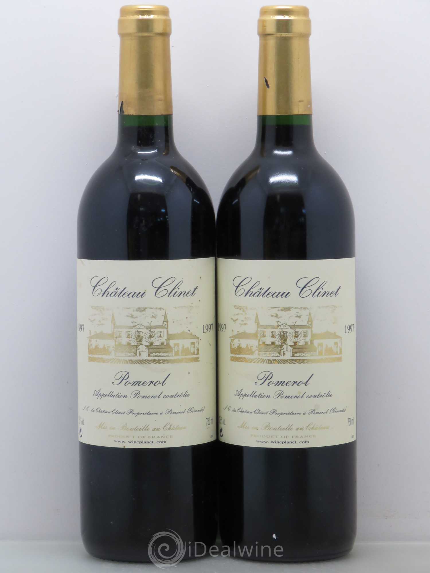 Château Clinet 1997 - Lot de 2 bouteilles - 0