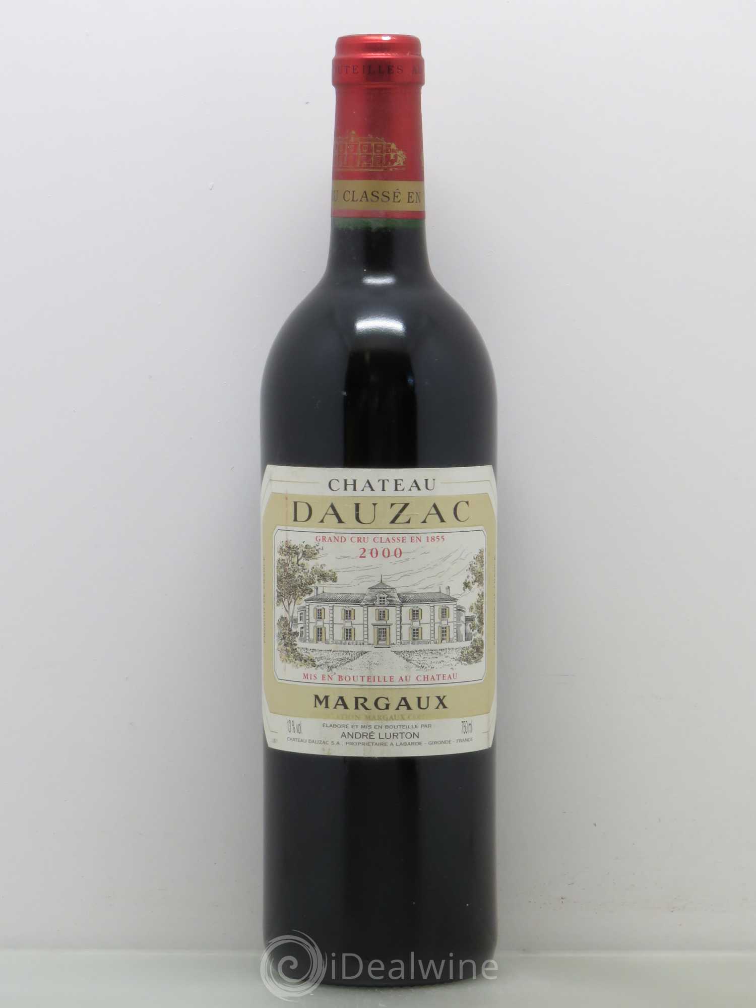 Château Dauzac 5ème Grand Cru Classé 2000 - Lot de 1 bouteille - 0