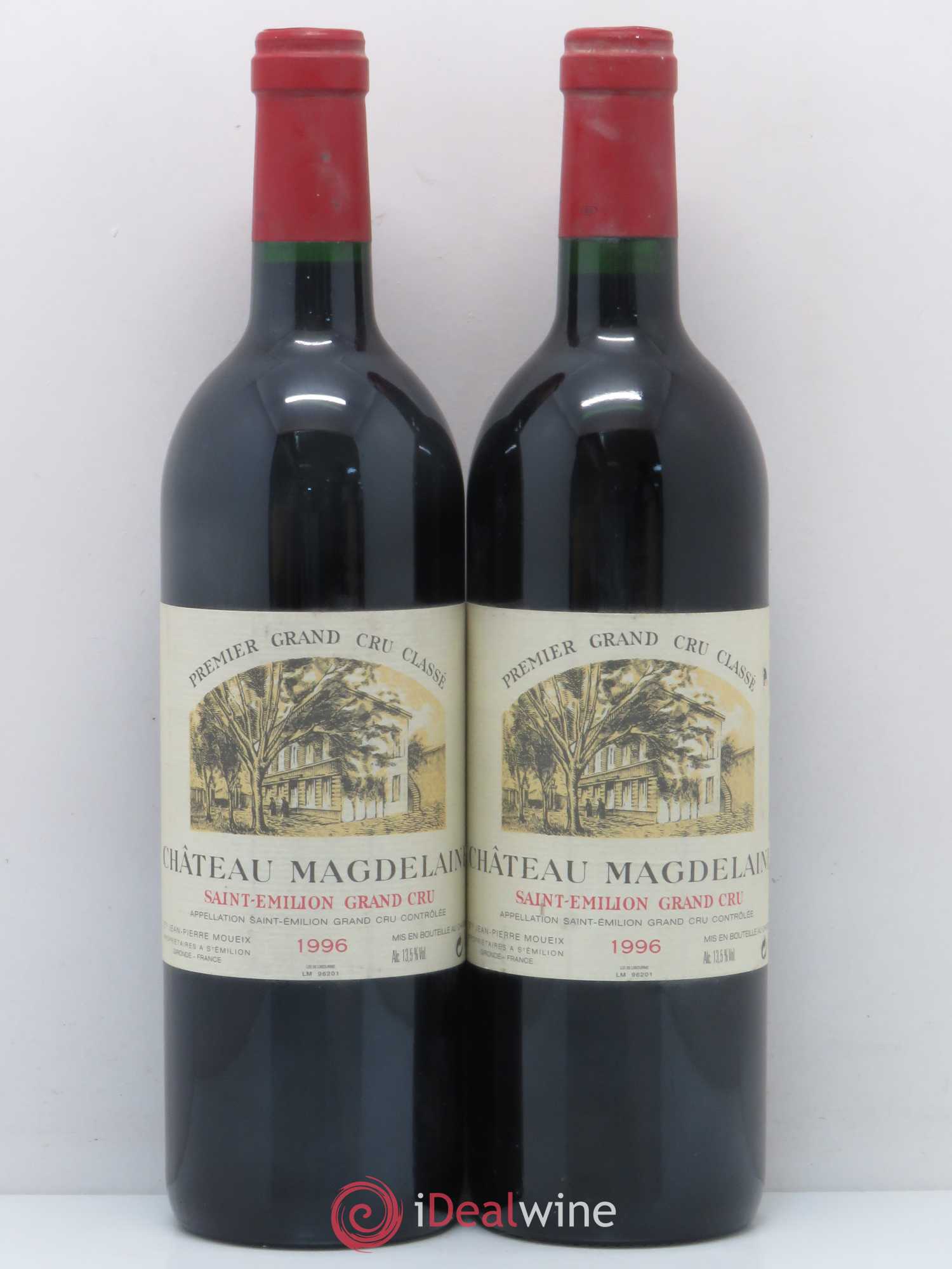 Château Magdelaine 1996 - Lot de 2 bouteilles - 0
