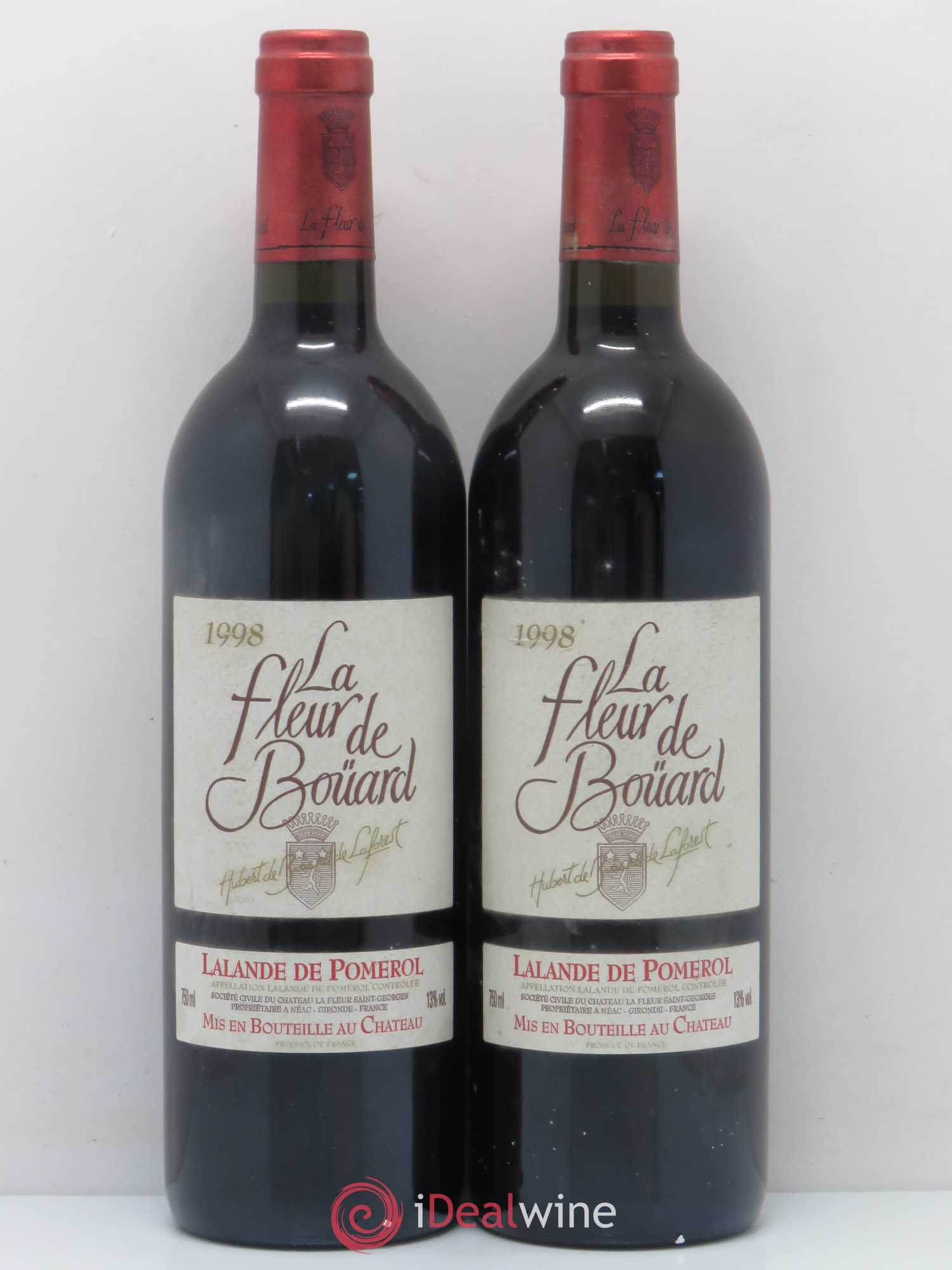 Château La Fleur de Boüard 1998 - Lot de 2 bouteilles - 0