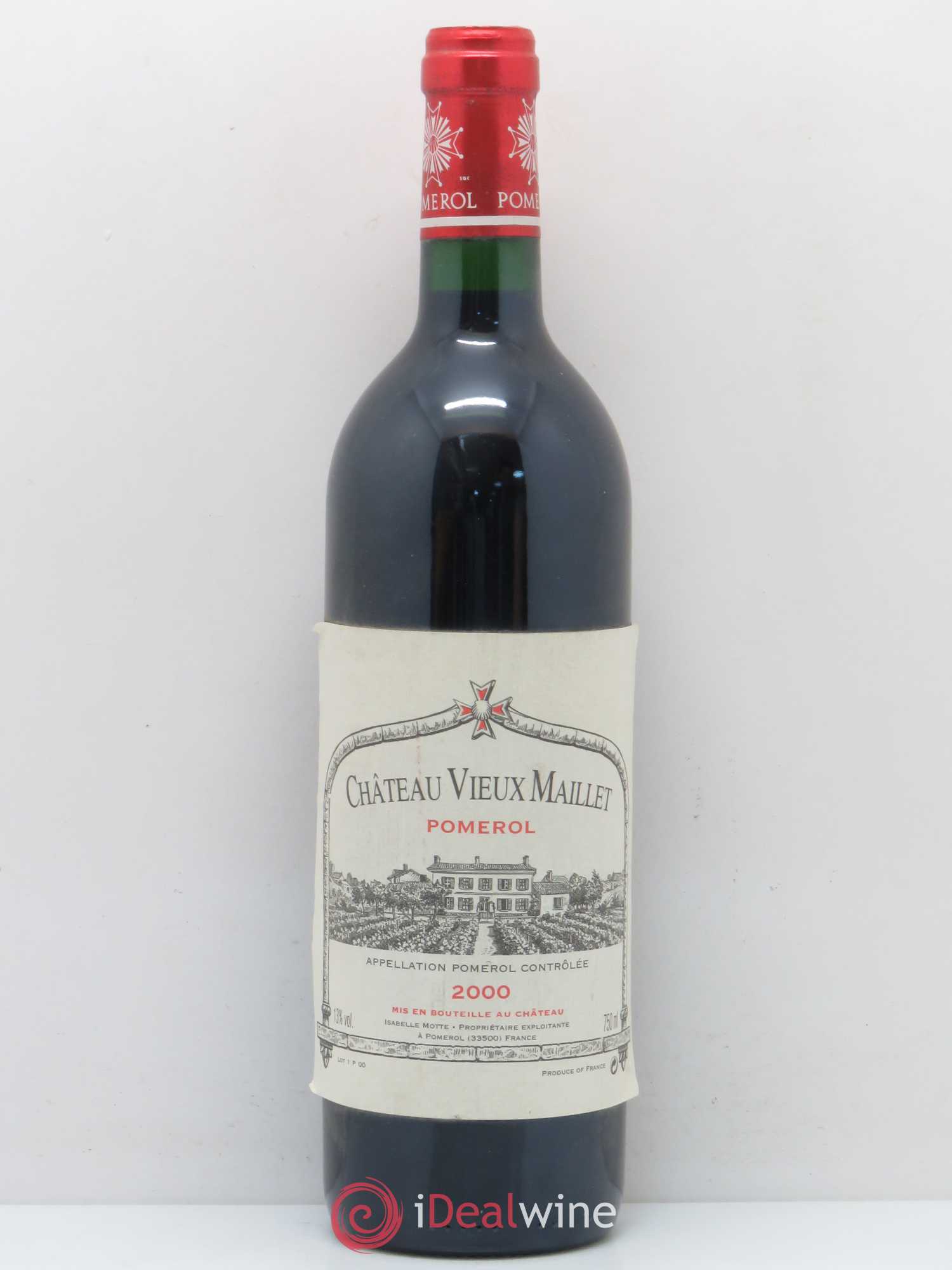Château Vieux Maillet 2000 - Lot de 1 bouteille - 0
