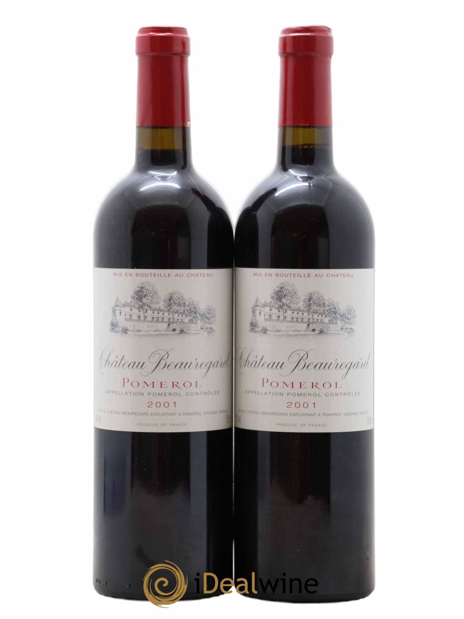 Château Beauregard 2001 - Lot de 2 bouteilles - 0