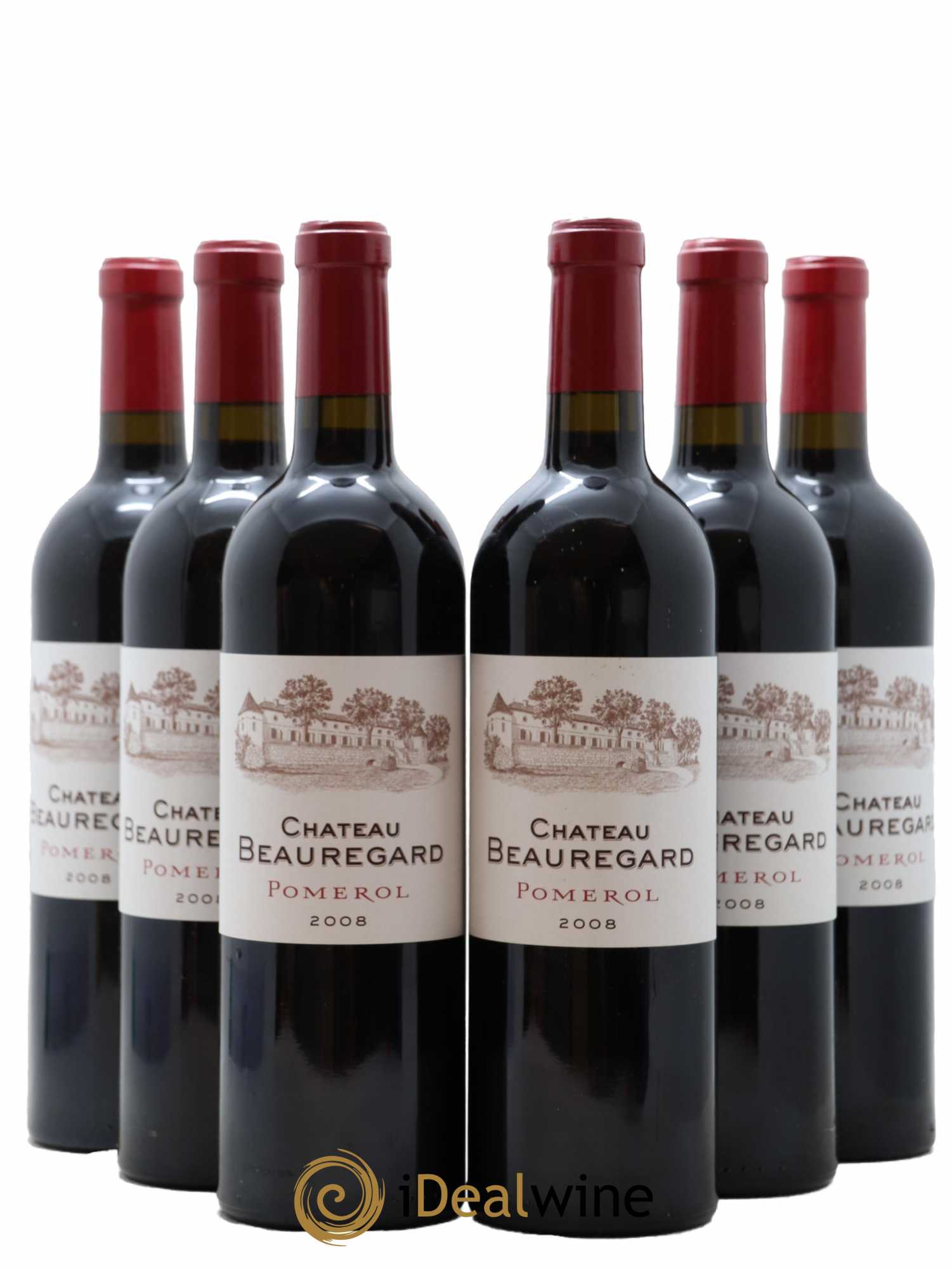 Château Beauregard (sans prix de réserve) 2008 - Lot de 6 bouteilles - 0
