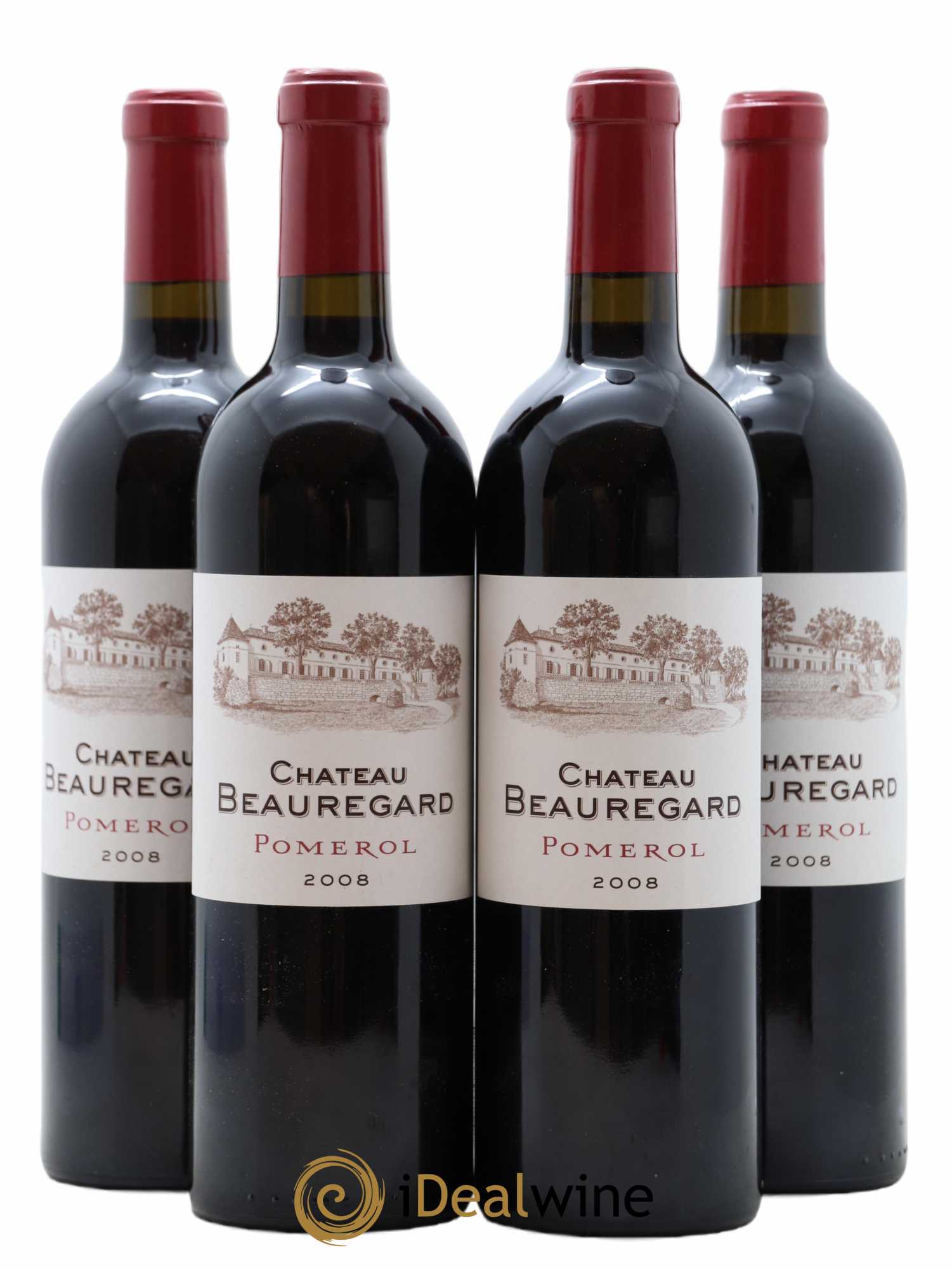 Château Beauregard 2008 - Lot de 4 bouteilles - 0