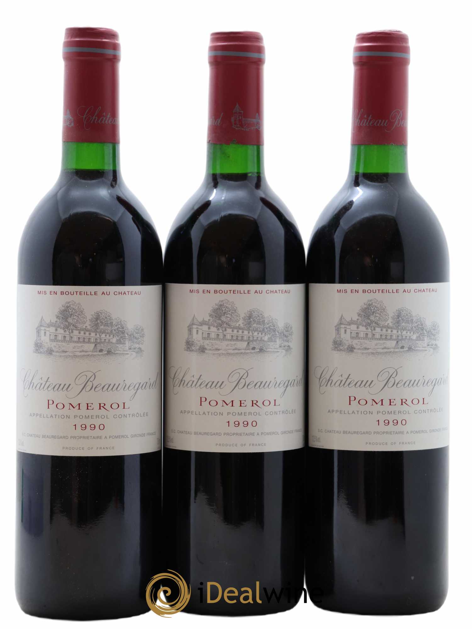 Château Beauregard 1990 - Lot de 6 bouteilles - 1