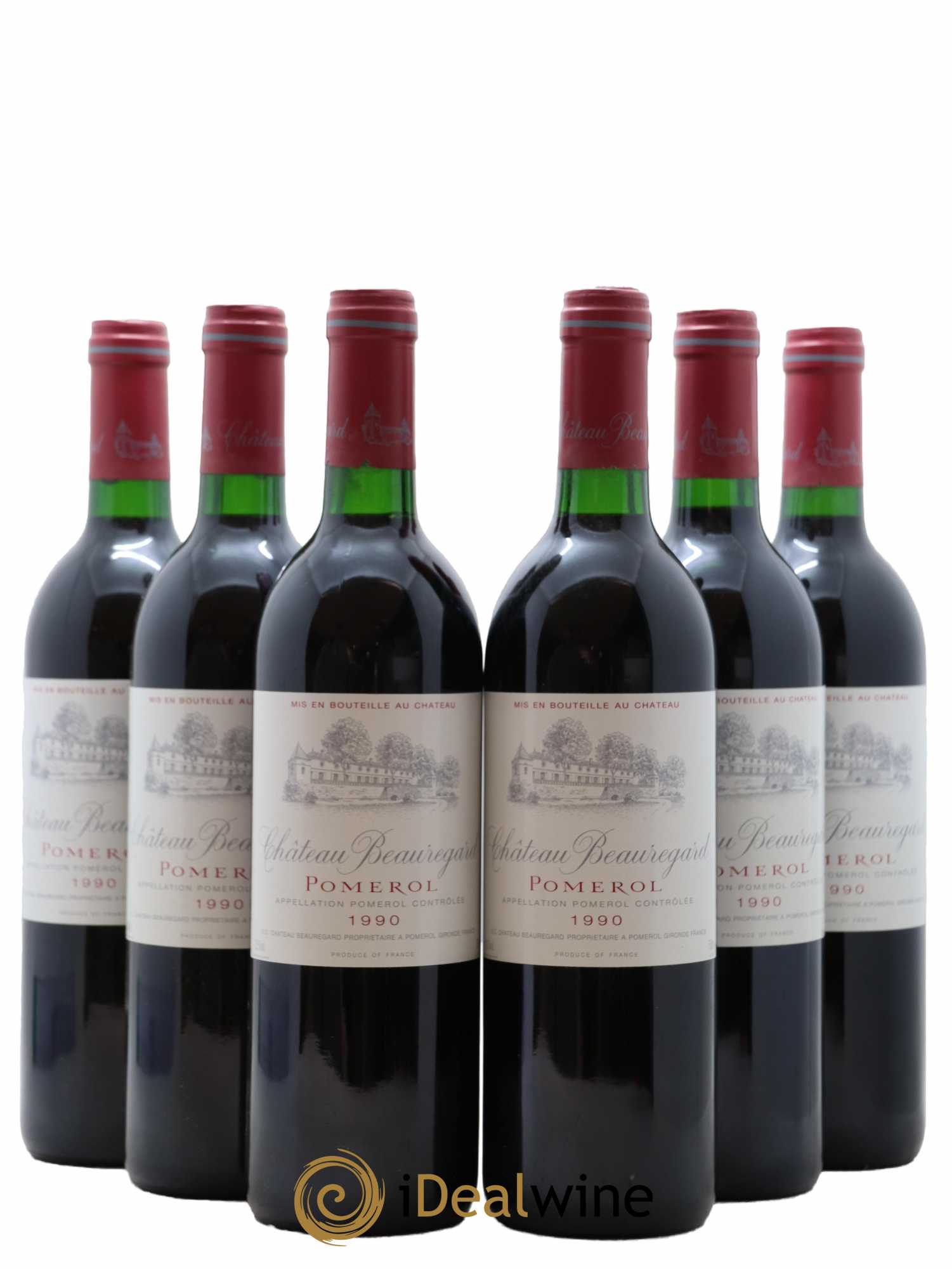 Château Beauregard 1990 - Lot de 6 bouteilles - 0