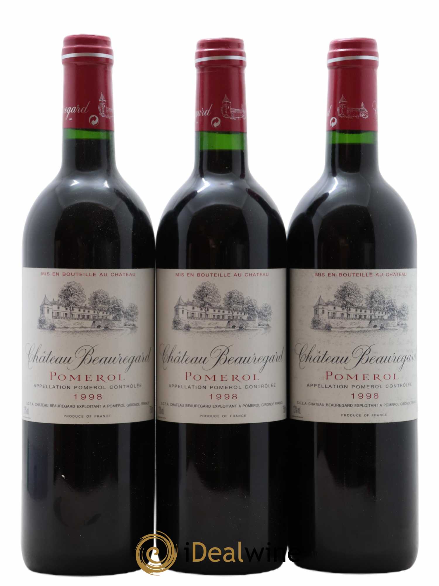 Château Beauregard 1998 - Lot de 6 bouteilles - 1
