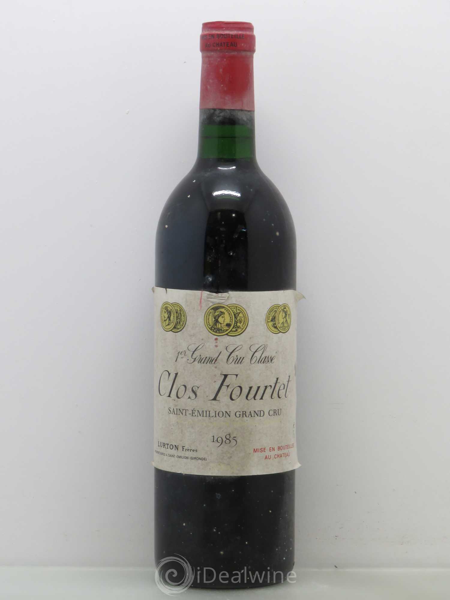 Clos Fourtet 1er Grand Cru Classé B 1985 - Lot de 1 bouteille - 0