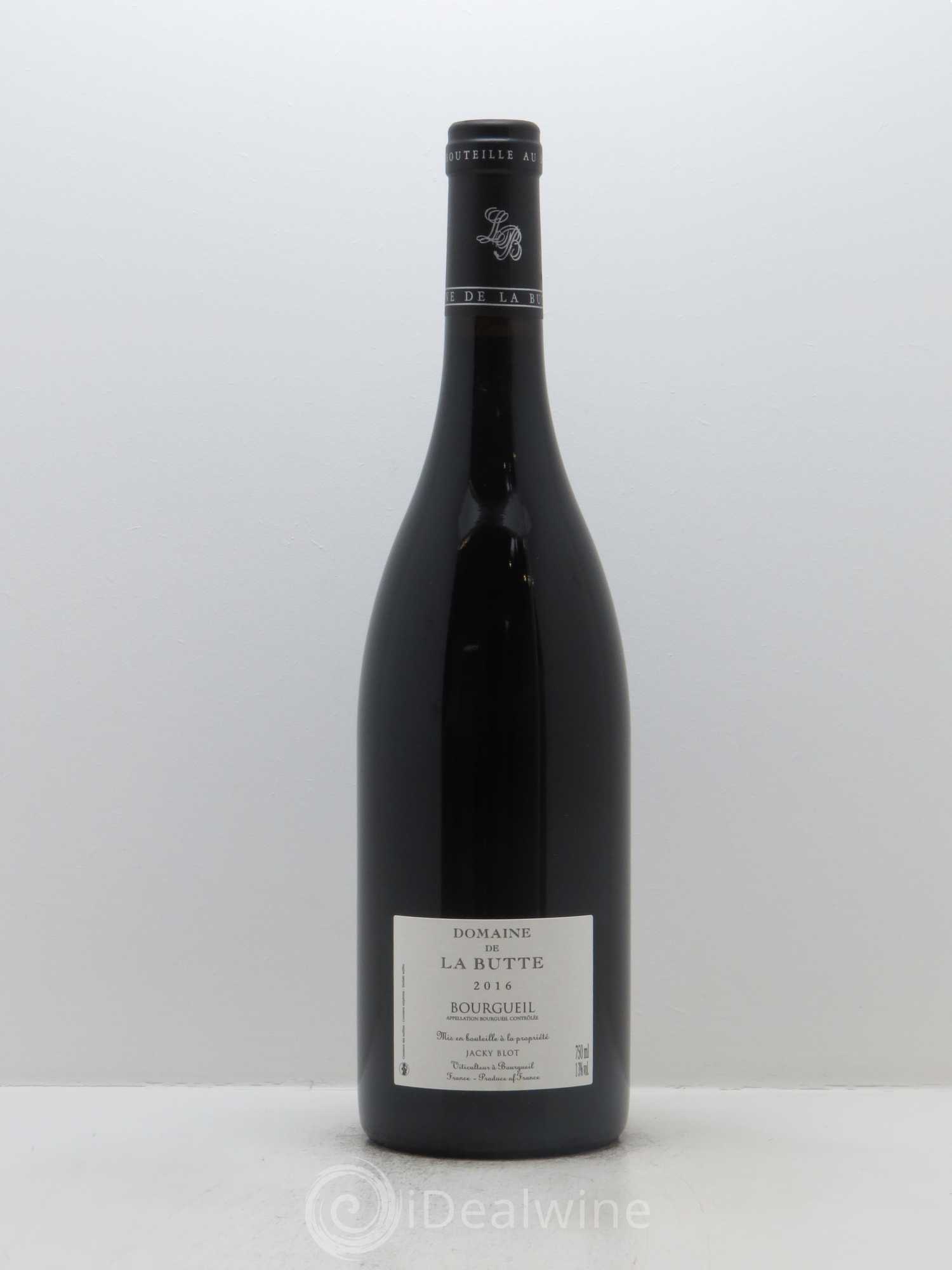 Bourgueil Le Haut de La Butte Domaine de La Butte - Jacky Blot 2016 - Lot de 1 bouteille - 1
