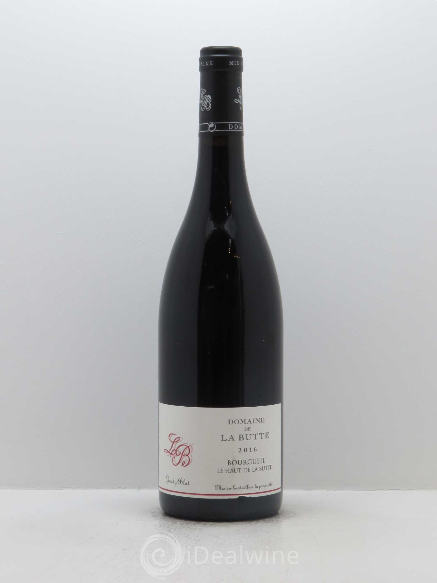 Bourgueil Le Haut de La Butte Domaine de La Butte - Jacky Blot 2016 - Lot de 1 bouteille - 0