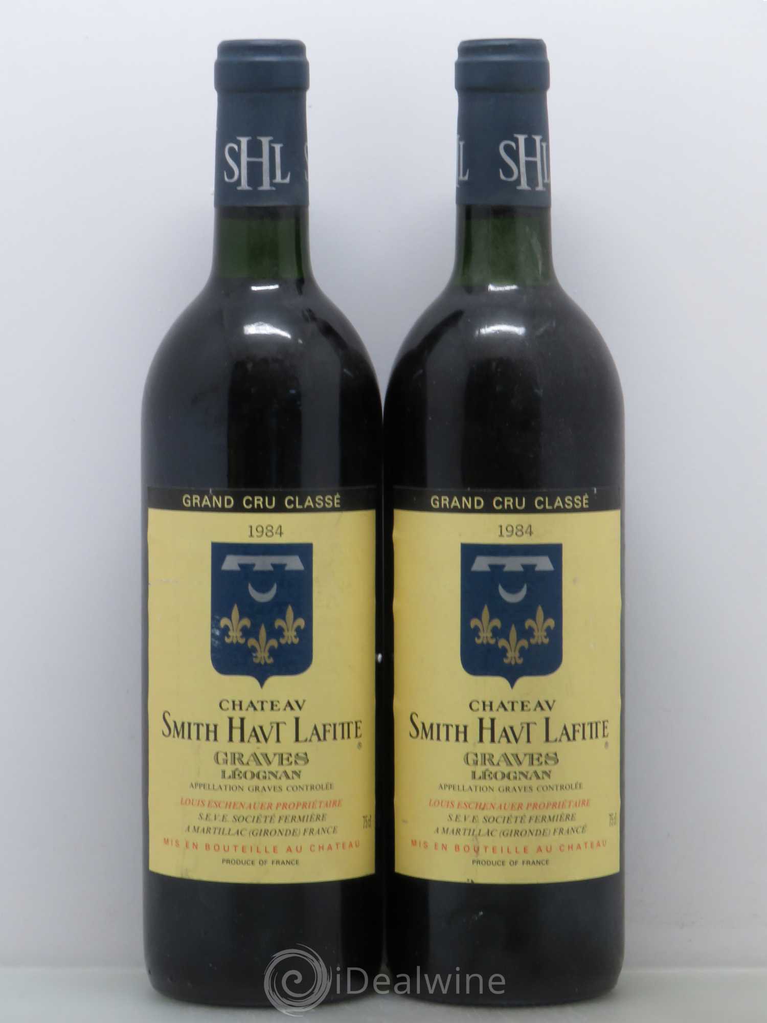 Château Smith Haut Lafitte Cru Classé de Graves 1984 - Lot de 2 bouteilles - 0