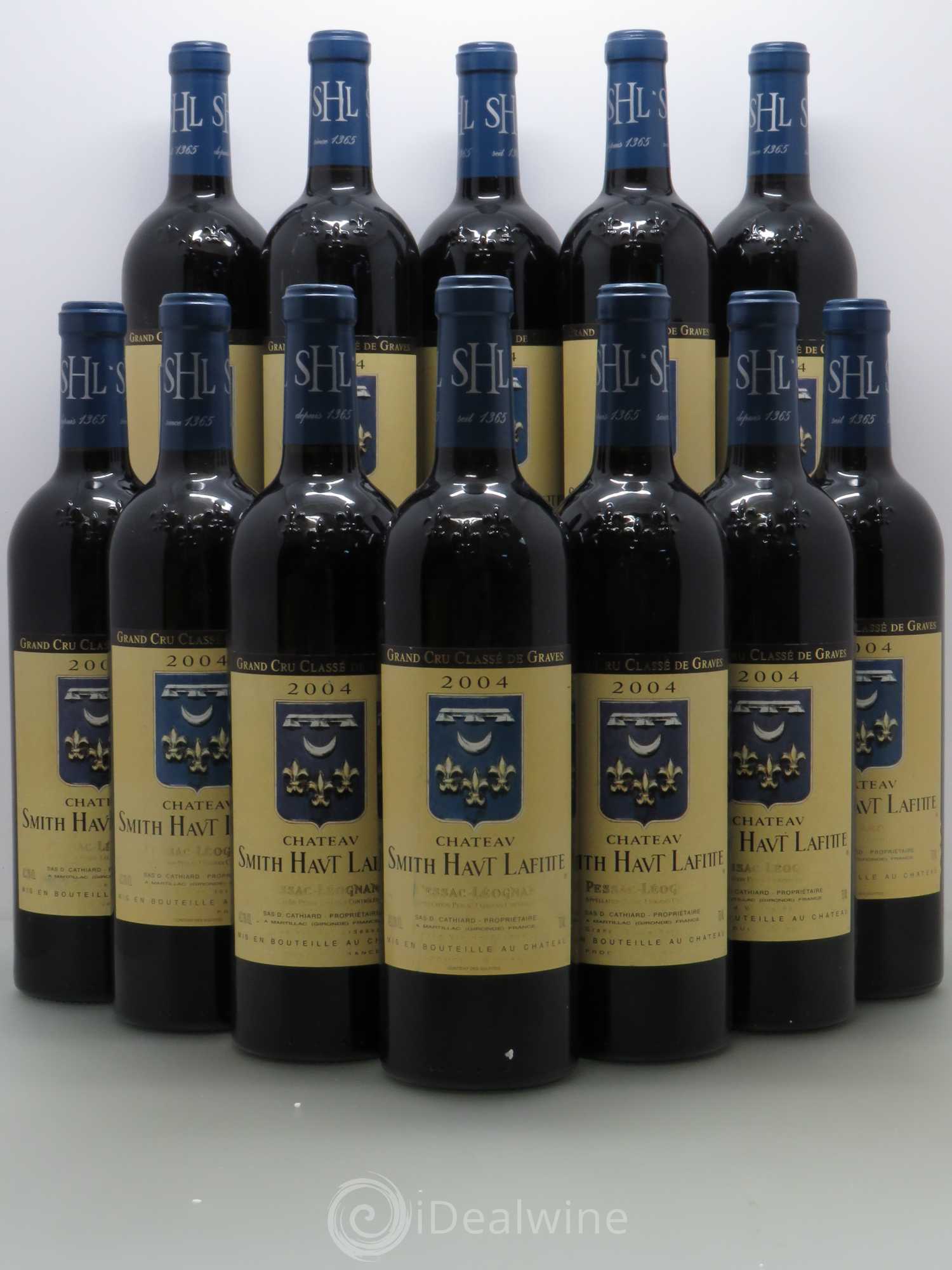 Château Smith Haut Lafitte Cru Classé de Graves 2004 - Lot de 12 bouteilles - 0