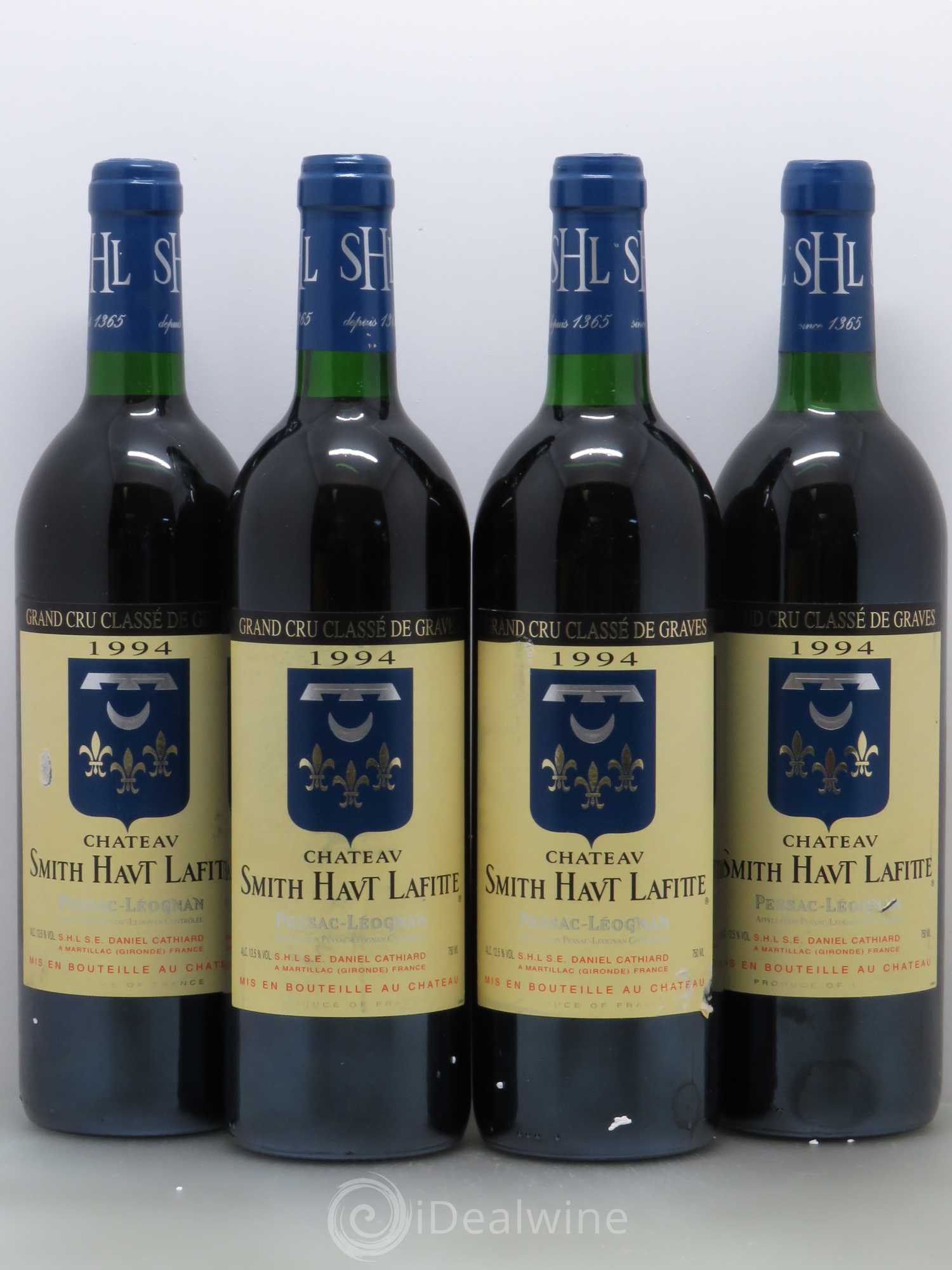Château Smith Haut Lafitte Cru Classé de Graves 1994 - Lot de 4 bouteilles - 0