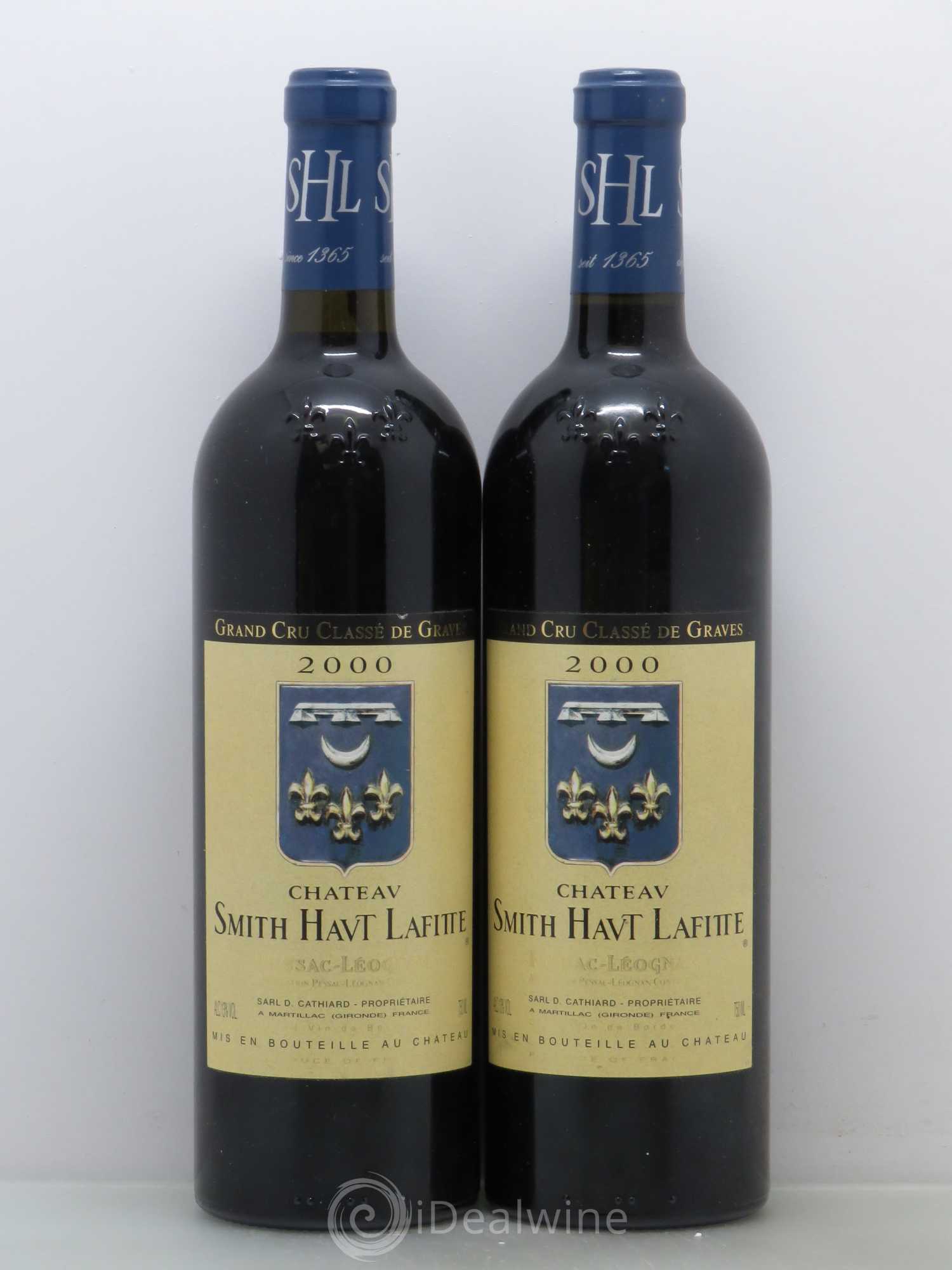 Château Smith Haut Lafitte Cru Classé de Graves 2000 - Lot de 5 bouteilles - 2
