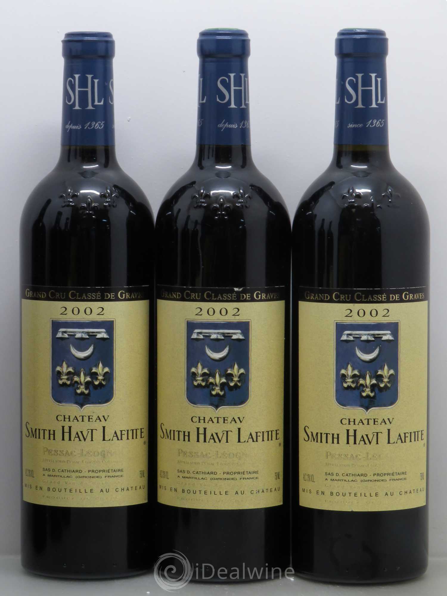 Château Smith Haut Lafitte Cru Classé de Graves 2002 - Lot de 6 bouteilles - 1
