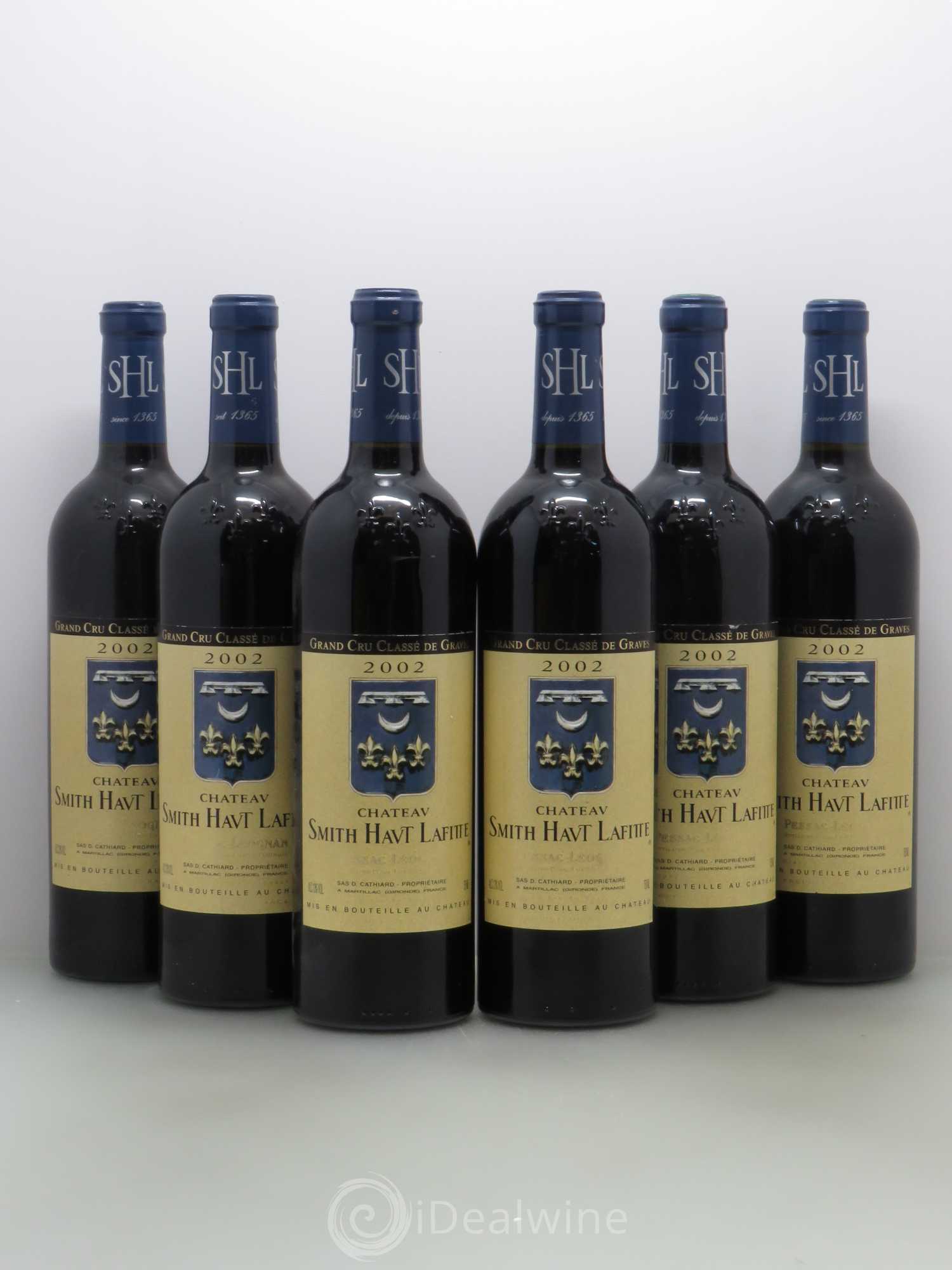 Château Smith Haut Lafitte Cru Classé de Graves 2002 - Lot de 6 bouteilles - 0