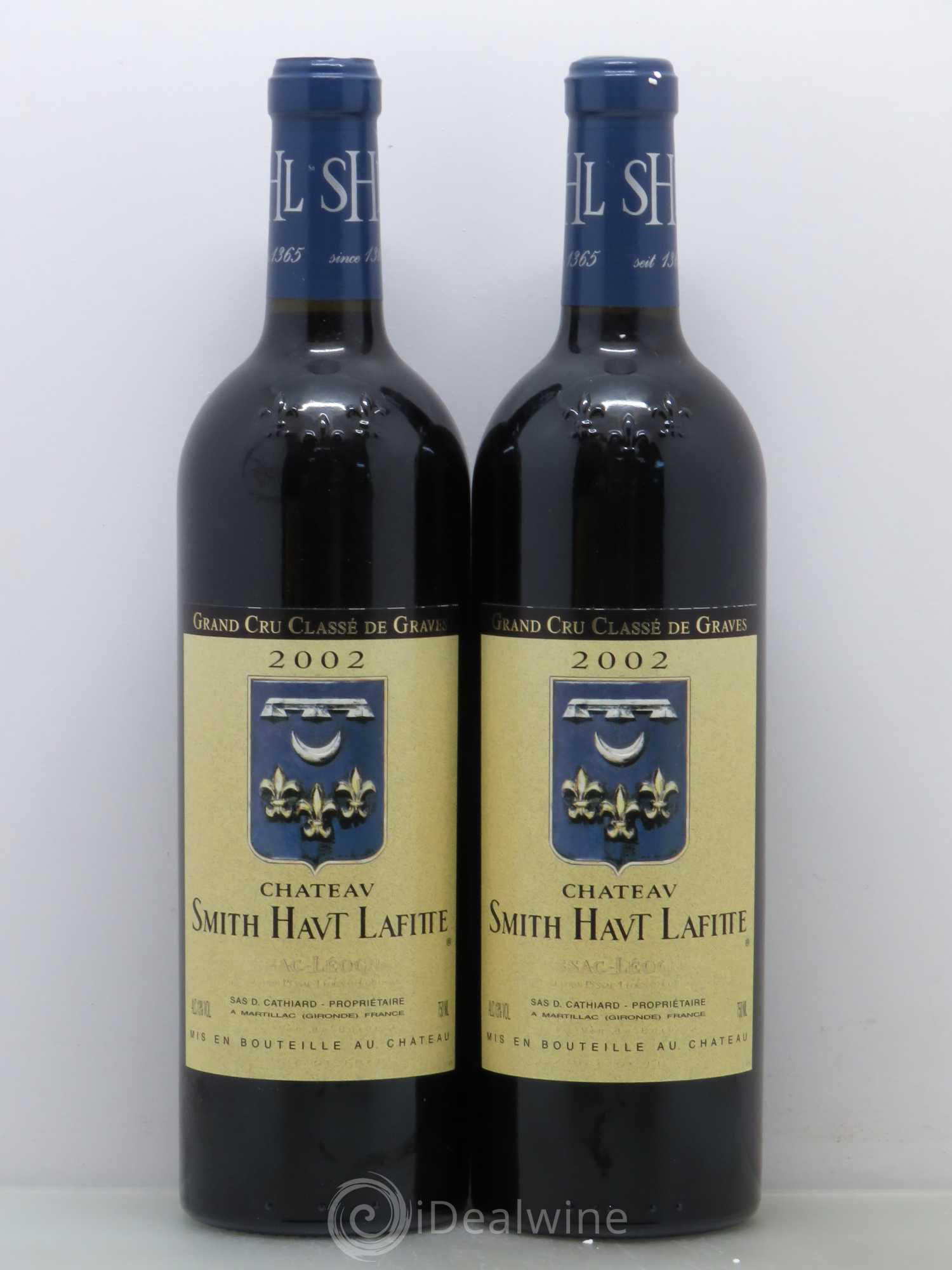 Château Smith Haut Lafitte Cru Classé de Graves 2002 - Lot de 2 bouteilles - 0