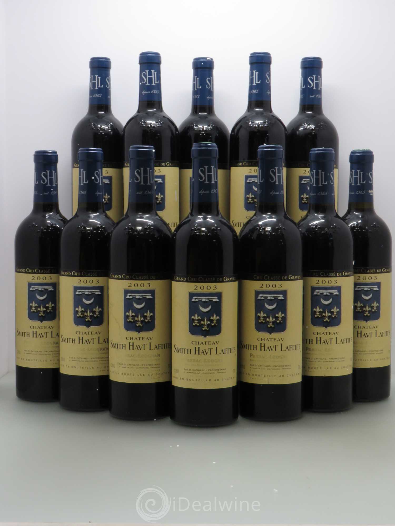 Château Smith Haut Lafitte Cru Classé de Graves 2003 - Lot de 12 bouteilles - 0