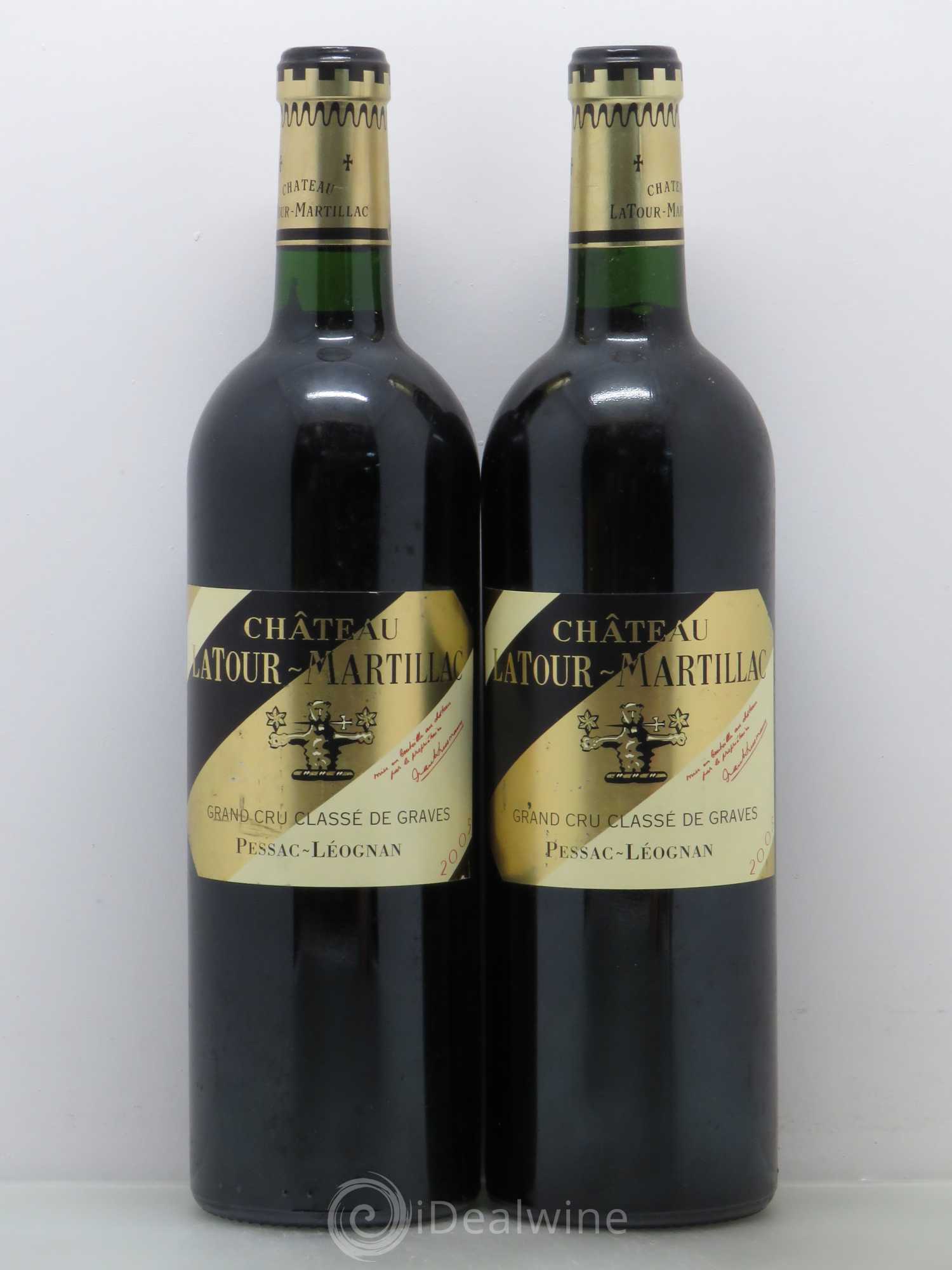 Château Latour-Martillac Cru Classé de Graves 2005 - Lot de 2 bouteilles - 0