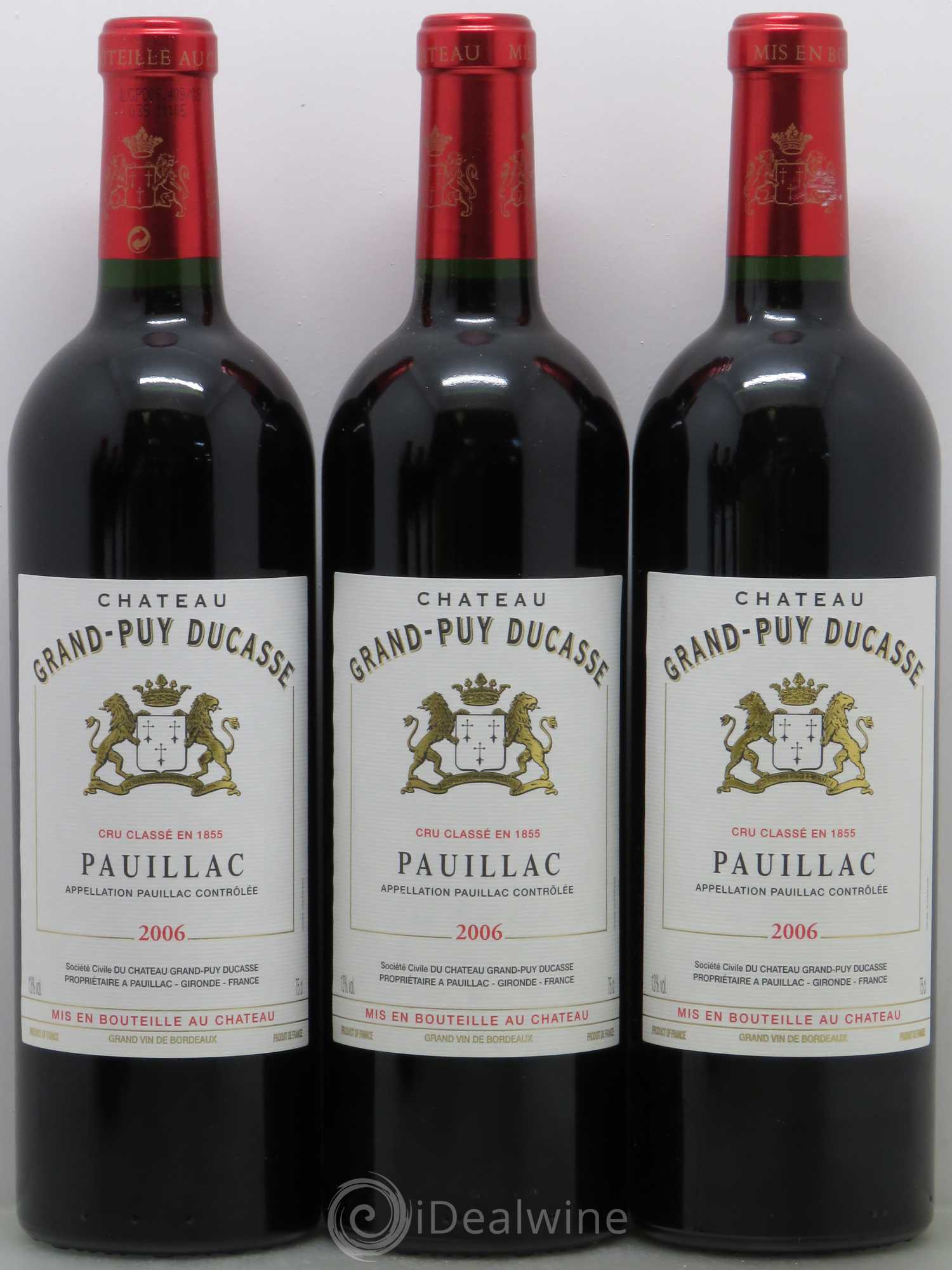 Château Grand Puy Ducasse 5ème Grand Cru Classé 2006 - Lot de 6 bouteilles - 1