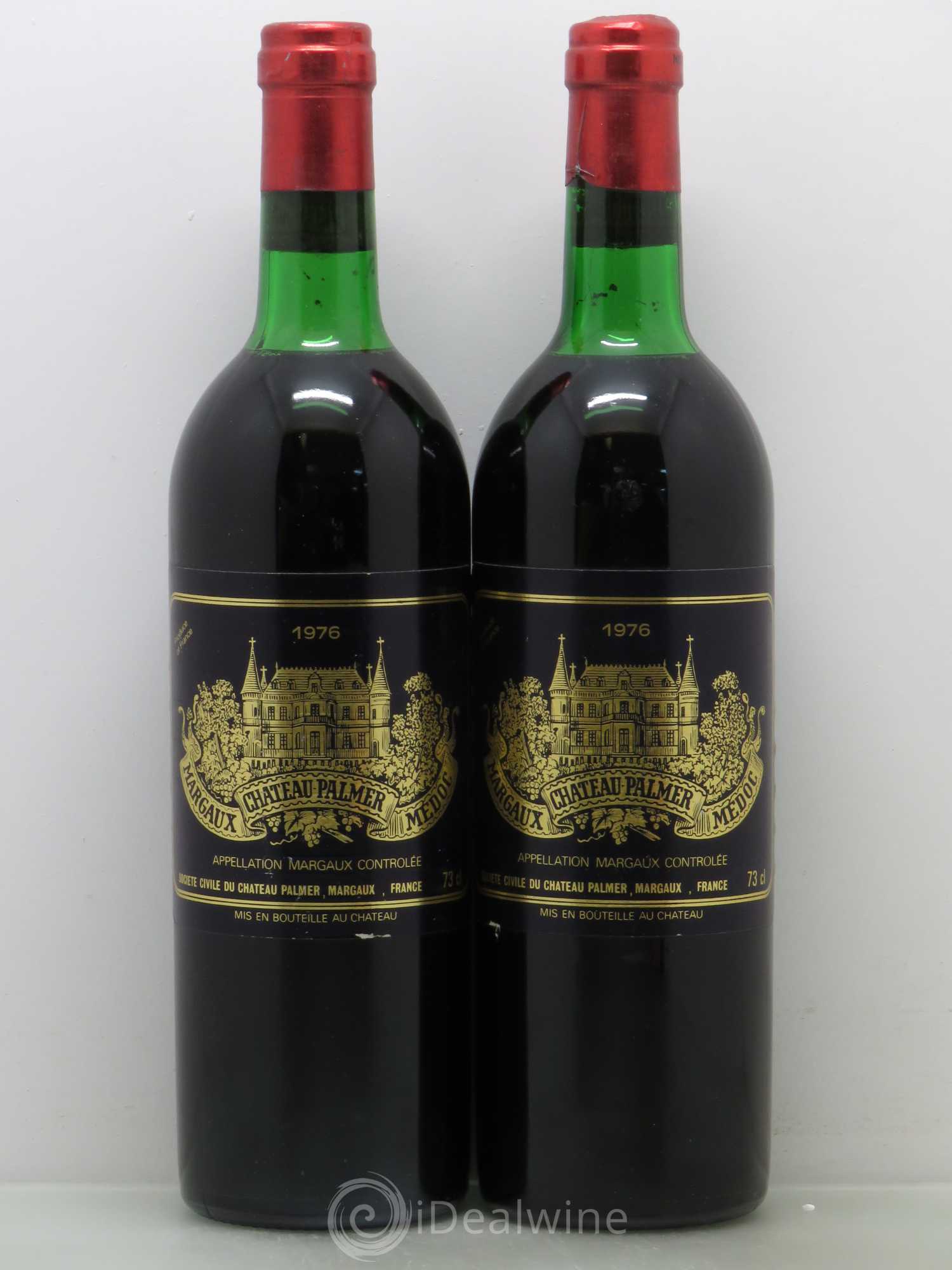 Château Palmer 3ème Grand Cru Classé 1976 - Lot de 2 bouteilles - 0