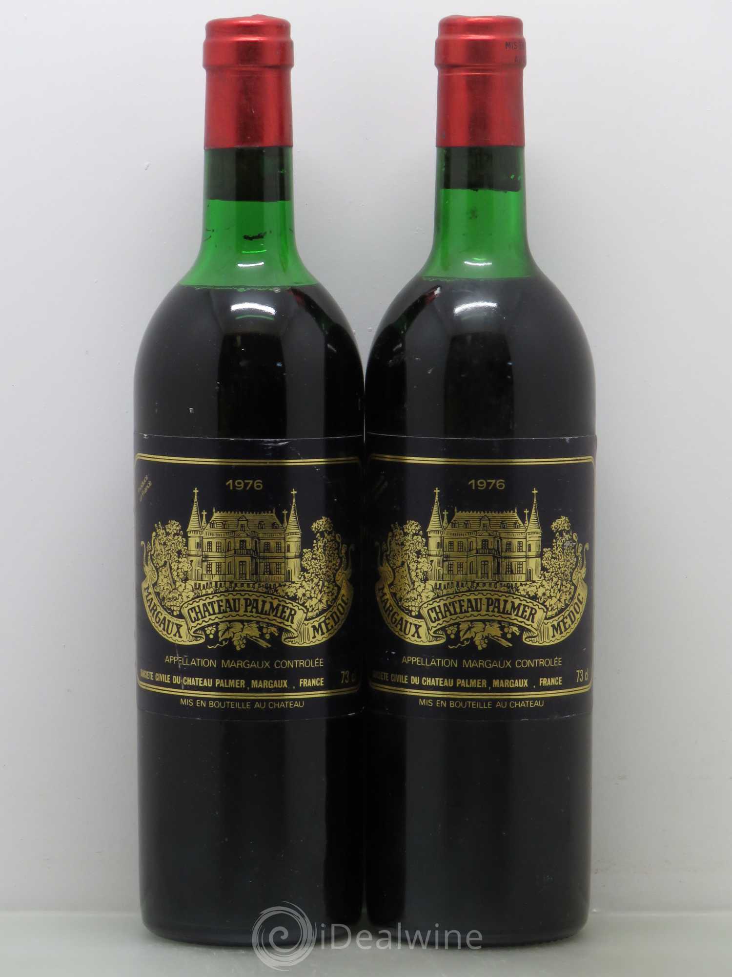 Château Palmer 3ème Grand Cru Classé 1976 - Lot de 2 bouteilles - 0