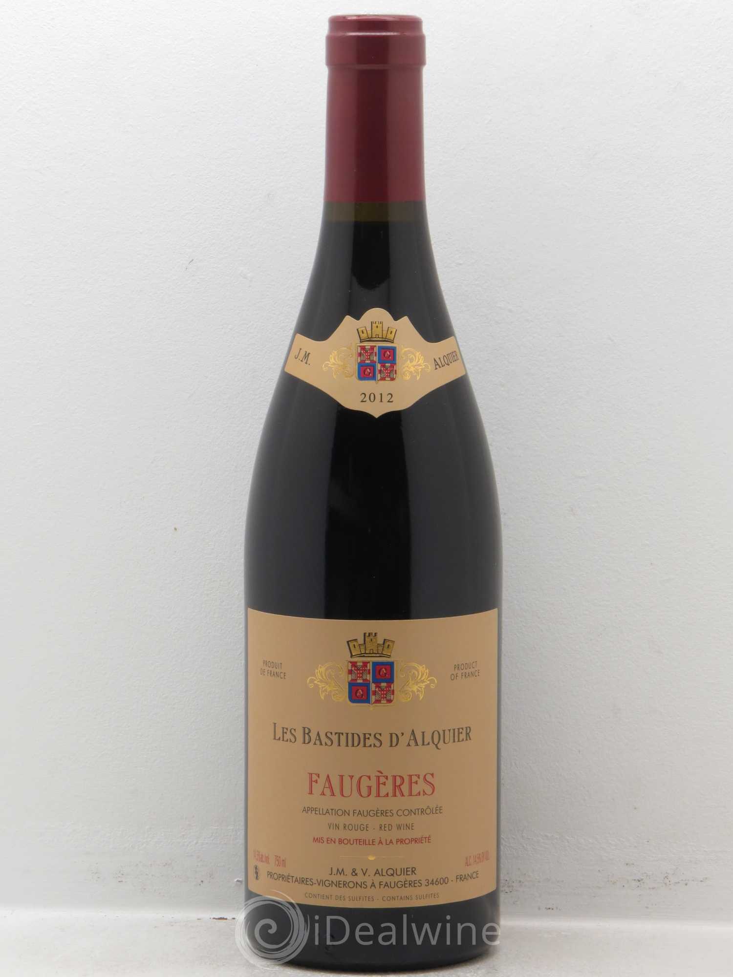 Faugères Domaine Jean-Michel Alquier Les Bastides d'Alquier 2012 - Lot de 1 bouteille - 0