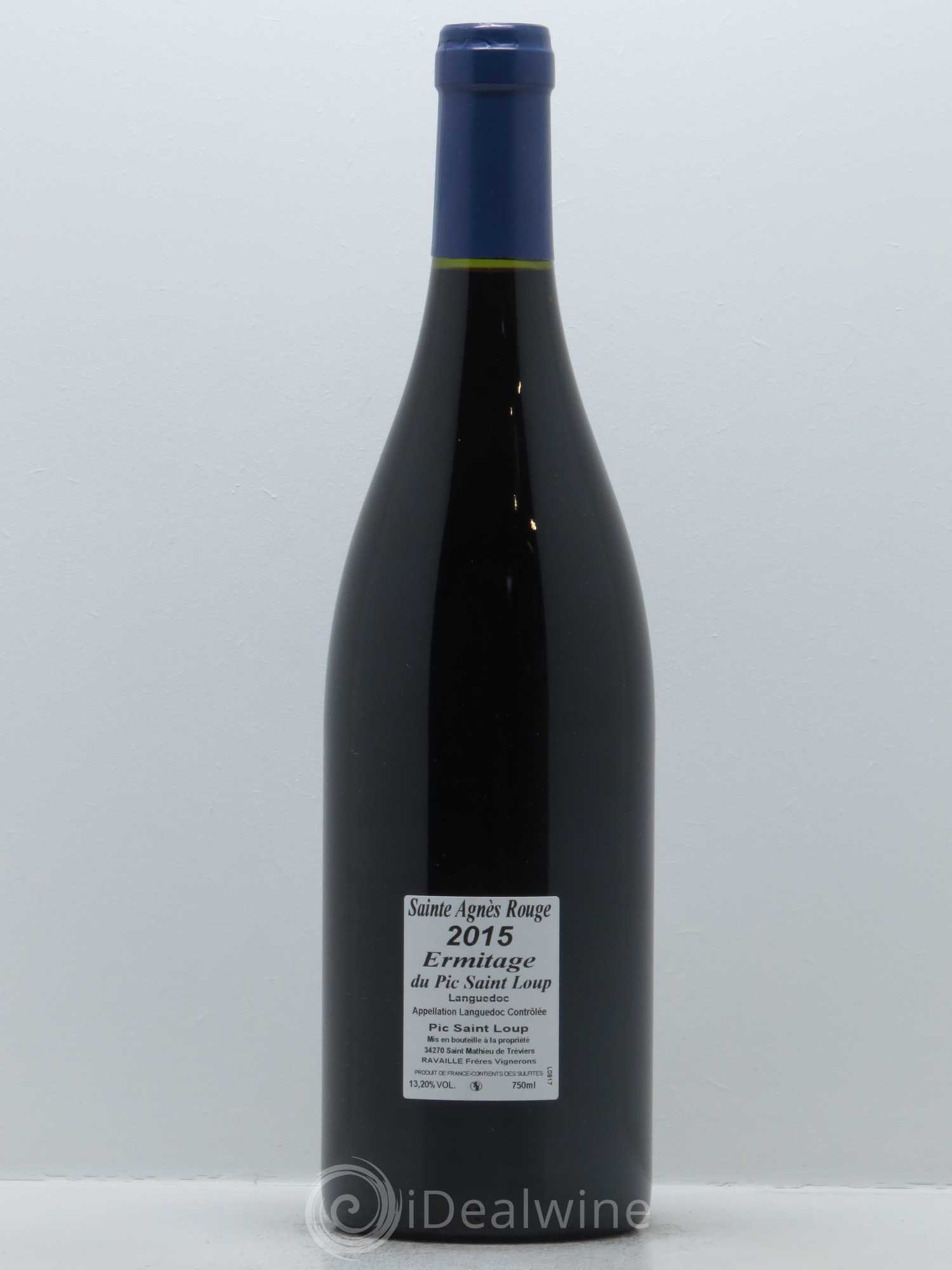 Pic Saint-Loup Héritage du Pic Saint-Loup (anciennement Ermitage) Cuvée Sainte Agnès 2015 - Lot de 1 bouteille - 1