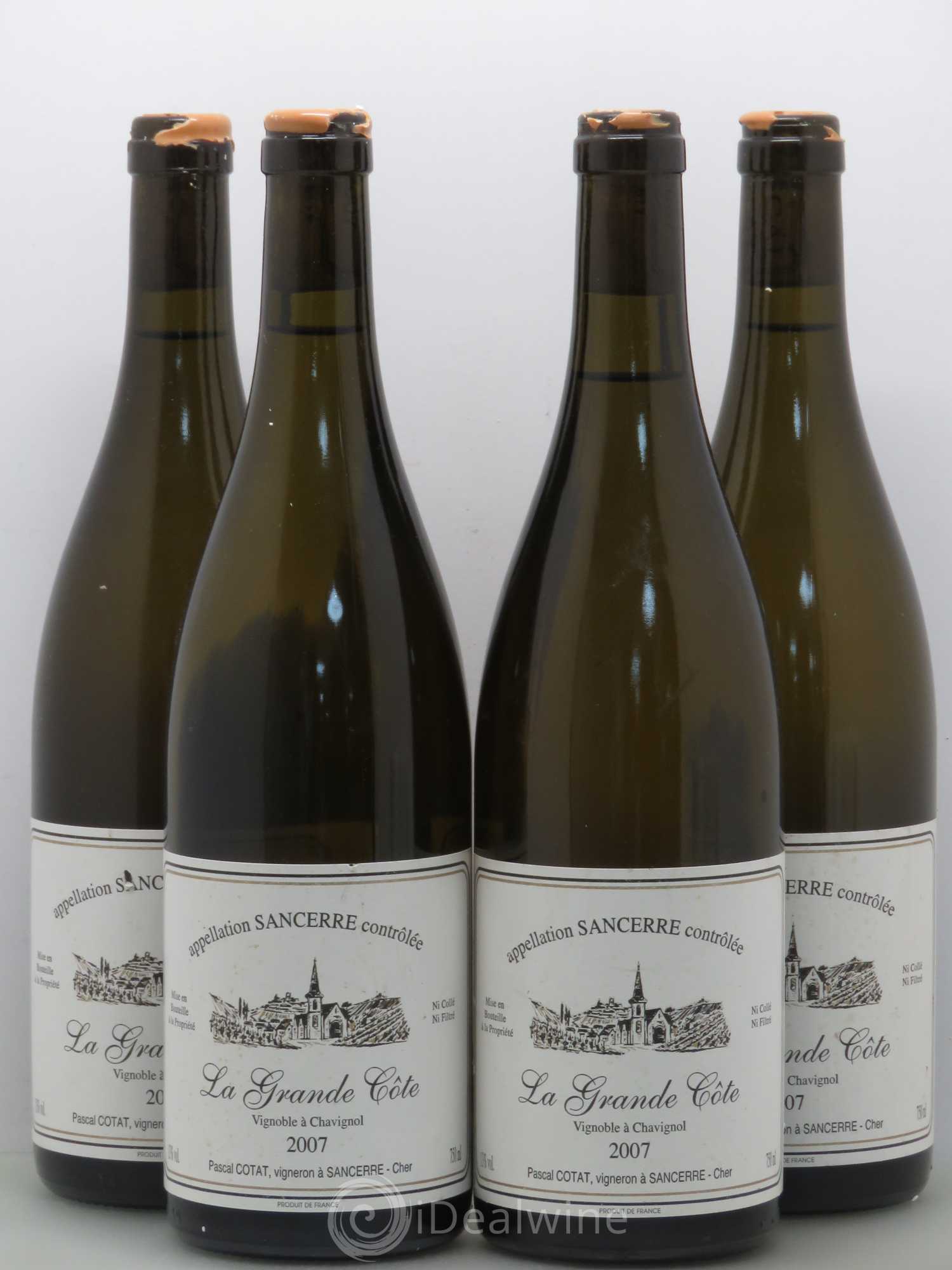 Sancerre La Grande Cote - Pascal Cotat 2007 - Posten von 4 Flaschen - 0