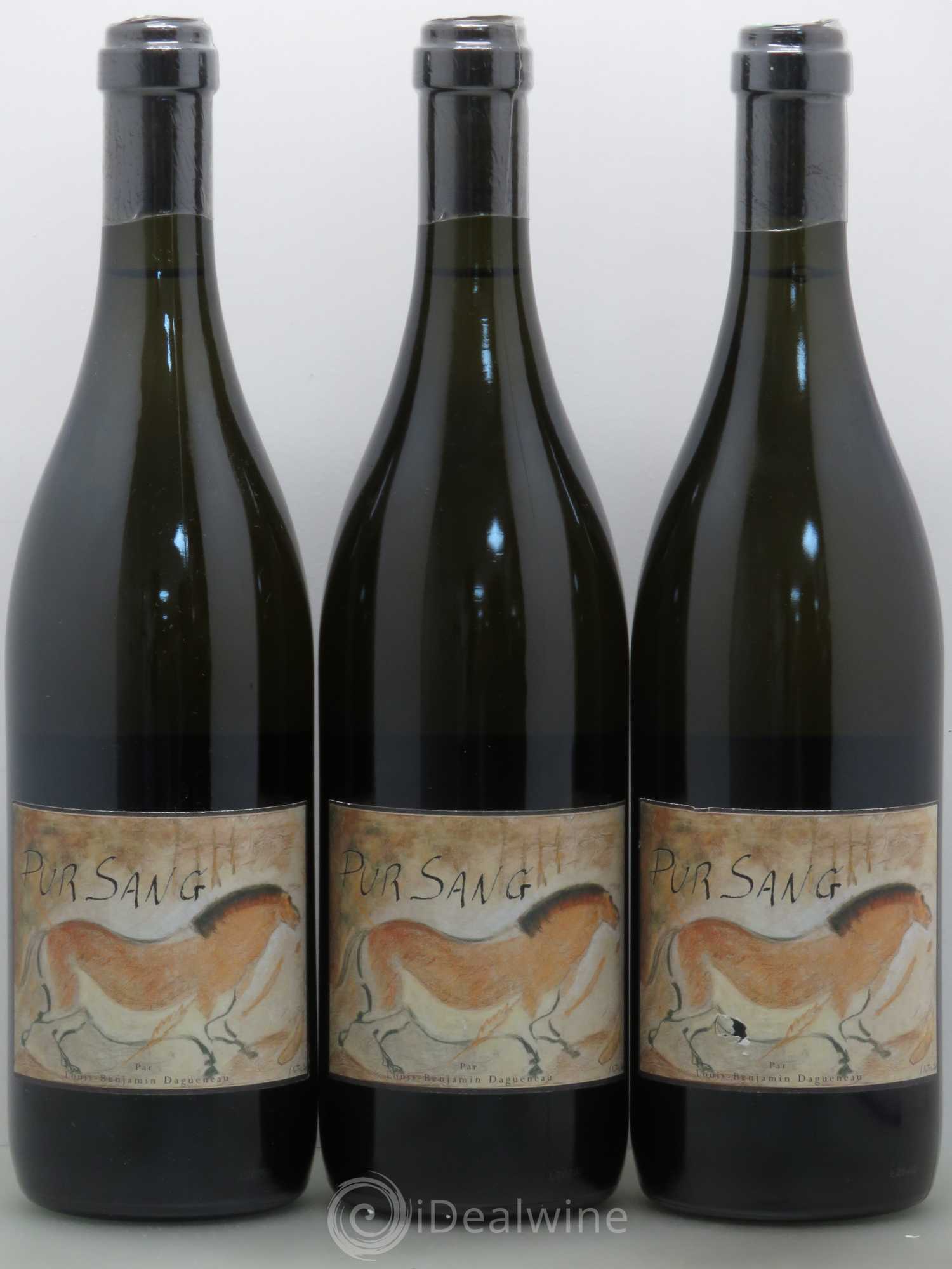 Vin de France (anciennement Pouilly-Fumé) Pur Sang Dagueneau (Domaine Didier - Louis-Benjamin) 2008 - Lot de 3 bouteilles - 0
